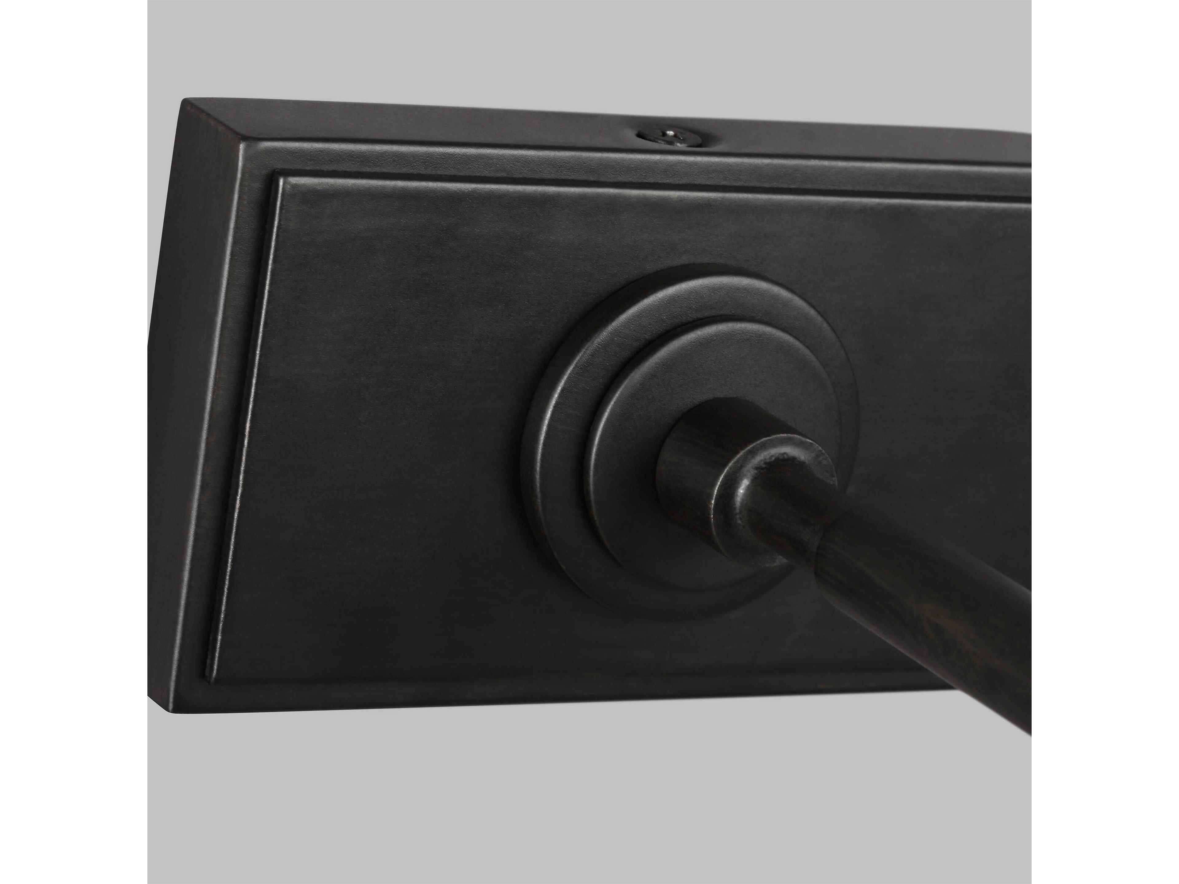 Visual Comfort Studio Kenyon 2-Light Aged Iron Black Picture Light