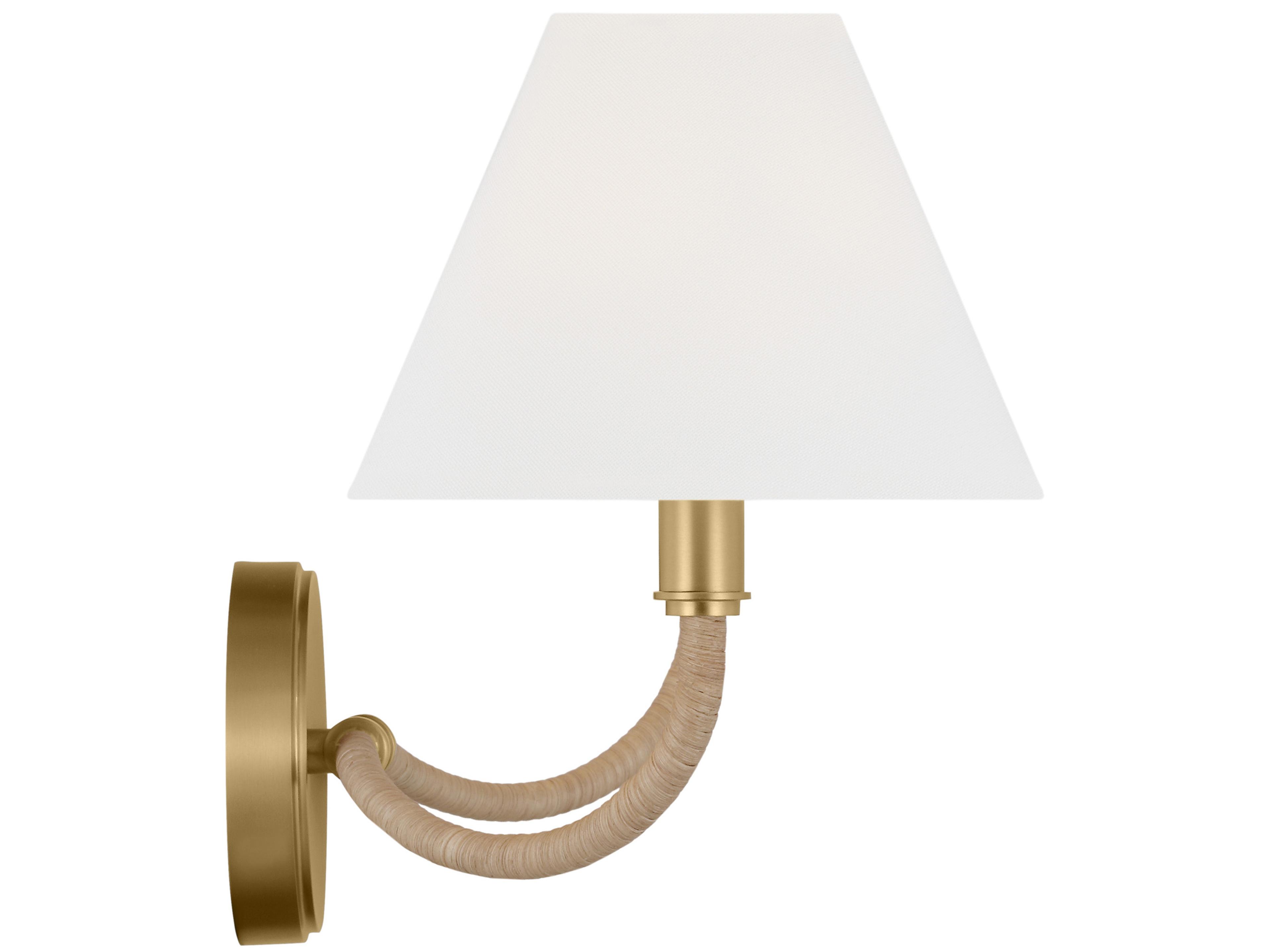 Visual Comfort Studio Laguna 2-Light Burnished Brass Vanity Light