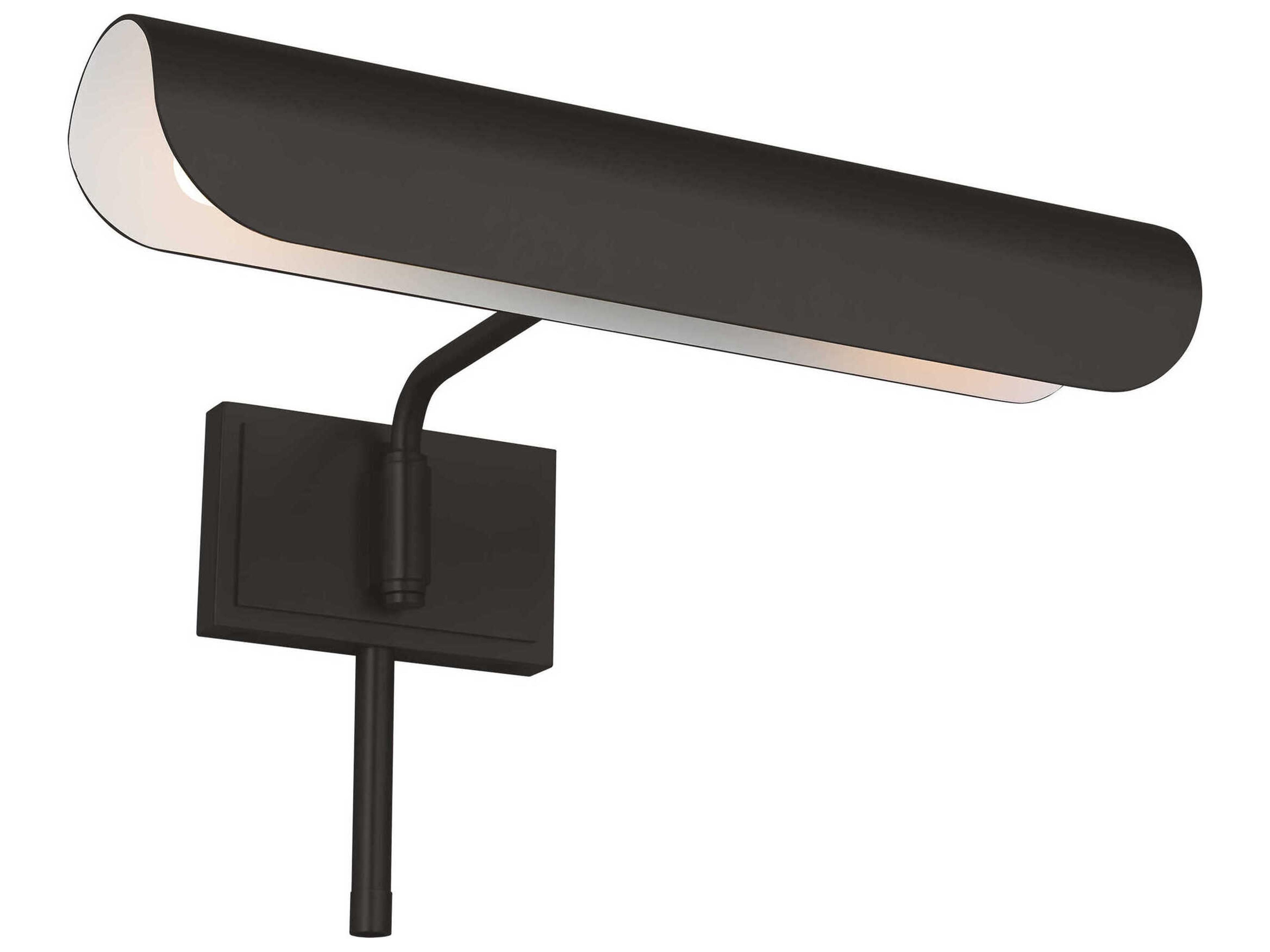 Visual Comfort Studio Hull 2-Light Aged Iron Black Picture Light