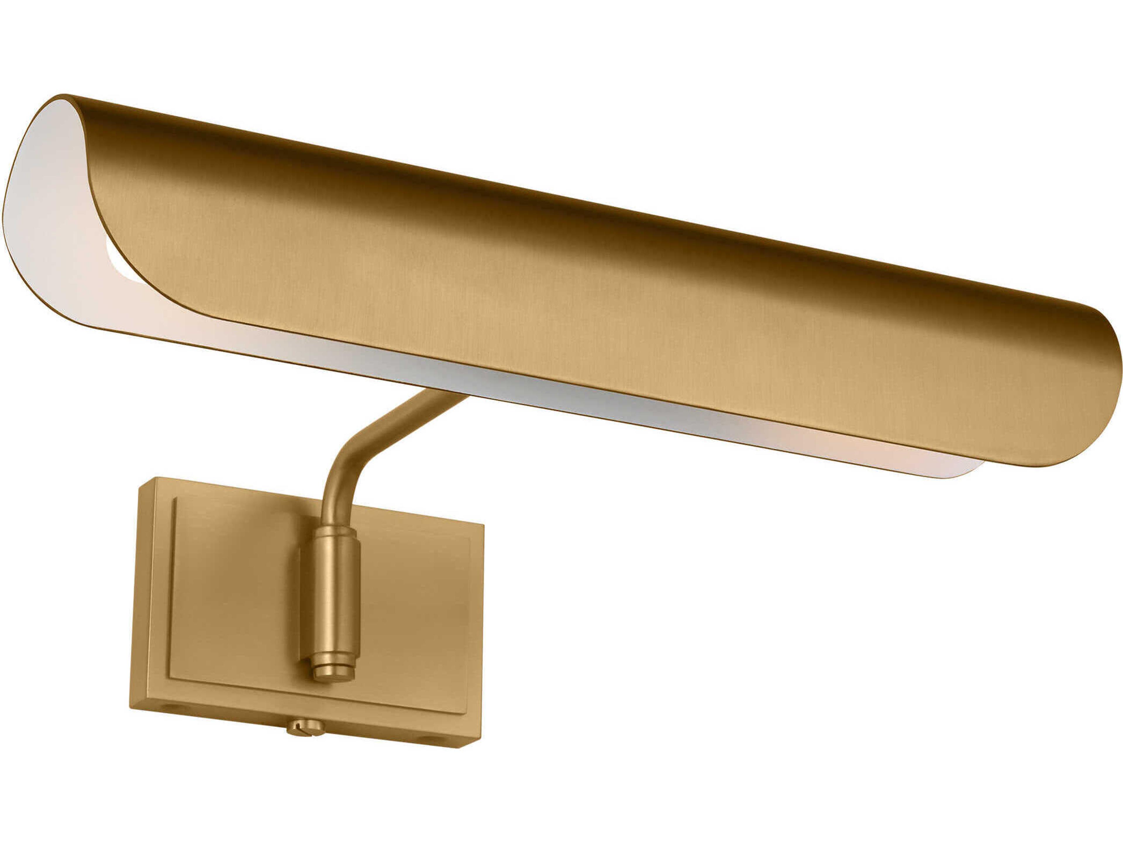 Visual Comfort Studio Hull 2-Light Burnished Brass Picture Light
