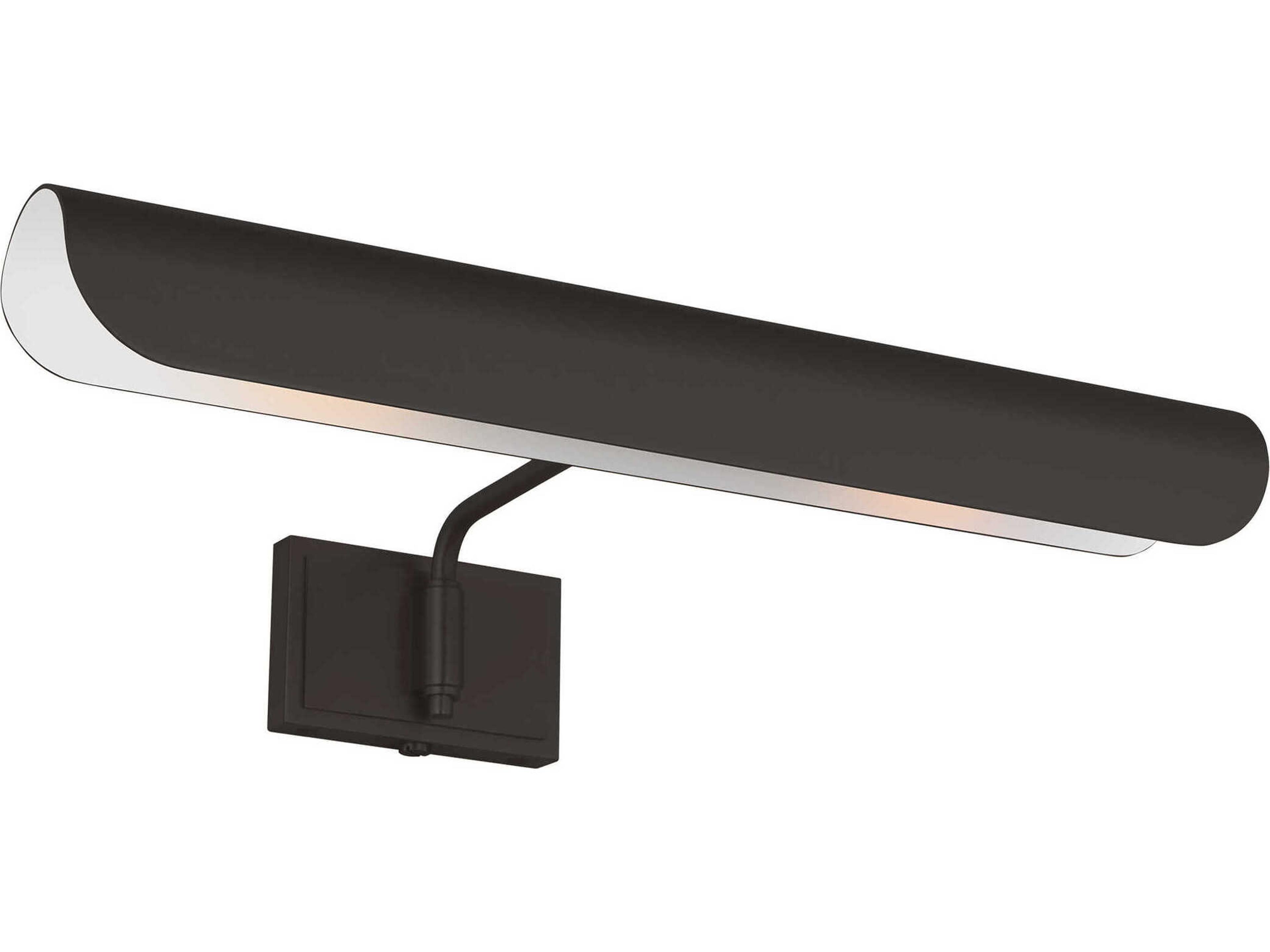 Visual Comfort Studio Hull 2-Light Aged Iron Black Picture Light