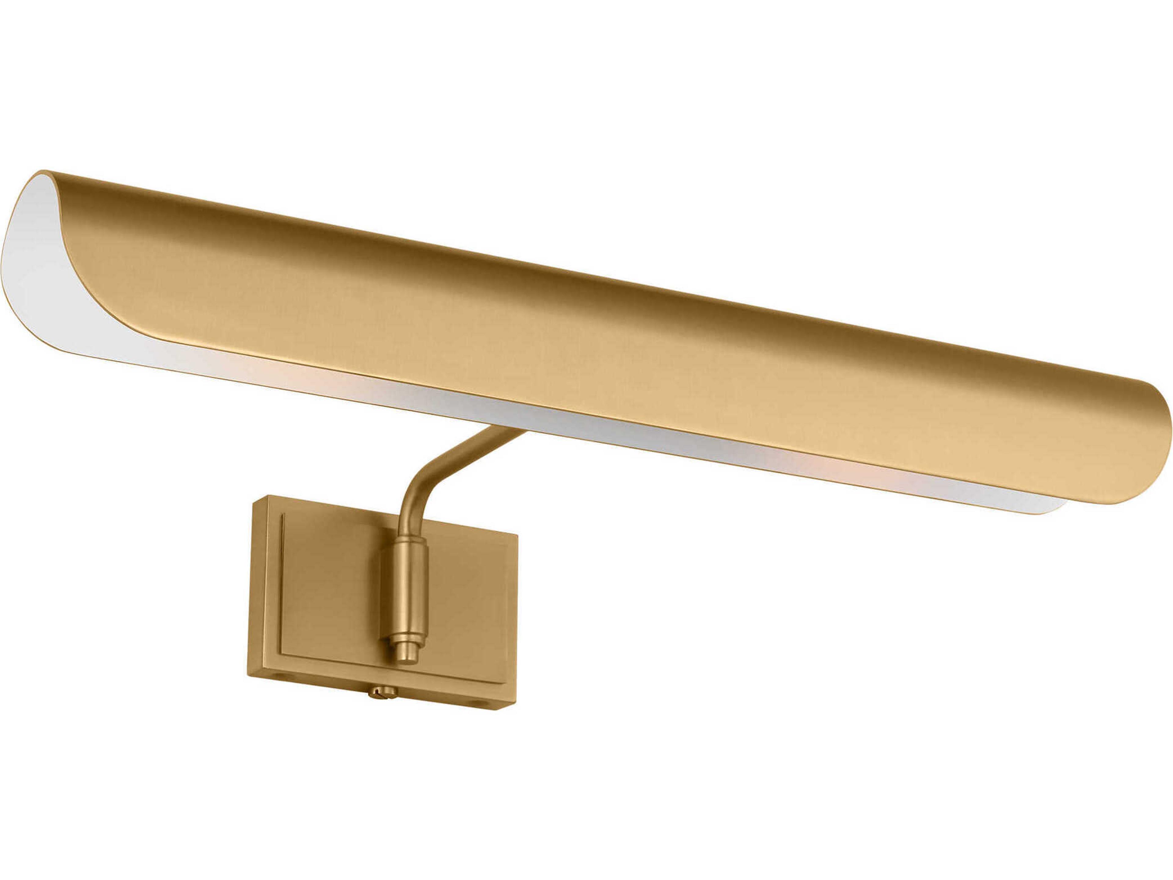 Visual Comfort Studio Hull 2-Light Burnished Brass Picture Light