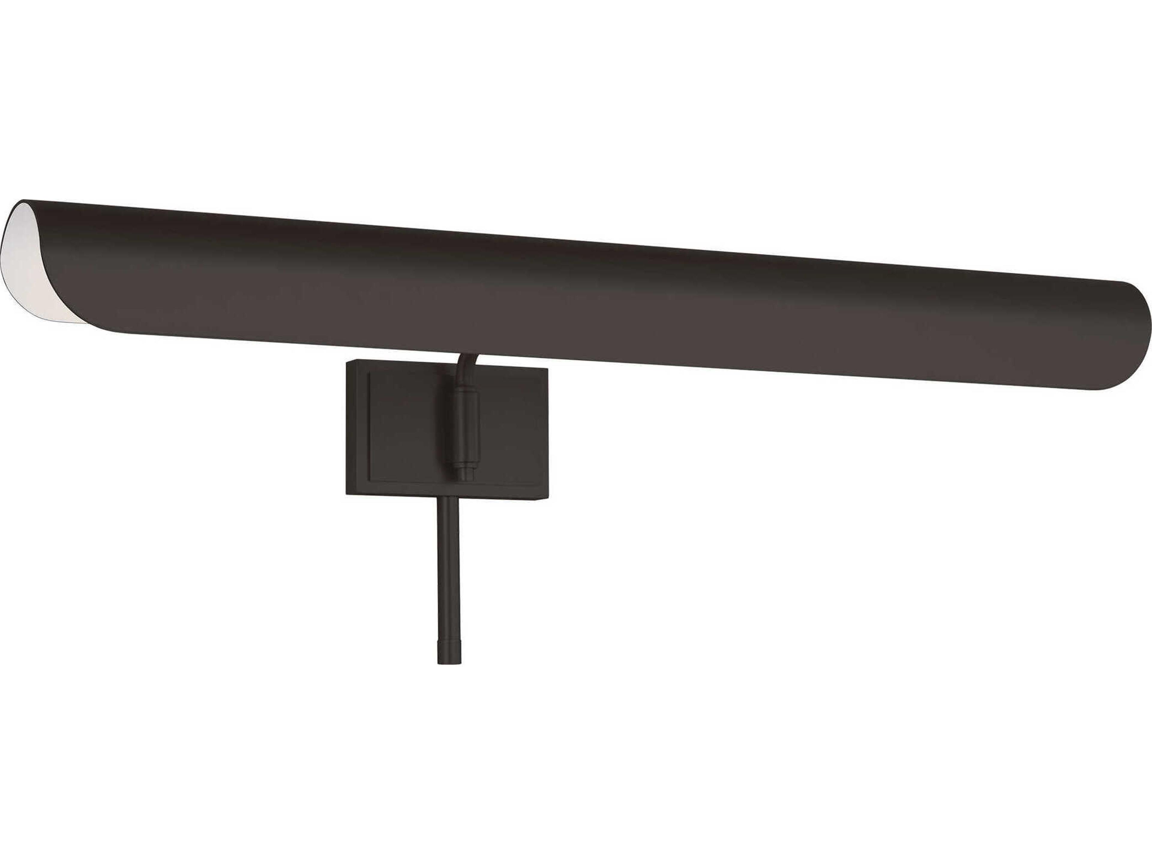 Visual Comfort Studio Hull 2-Light Aged Iron Black Picture Light