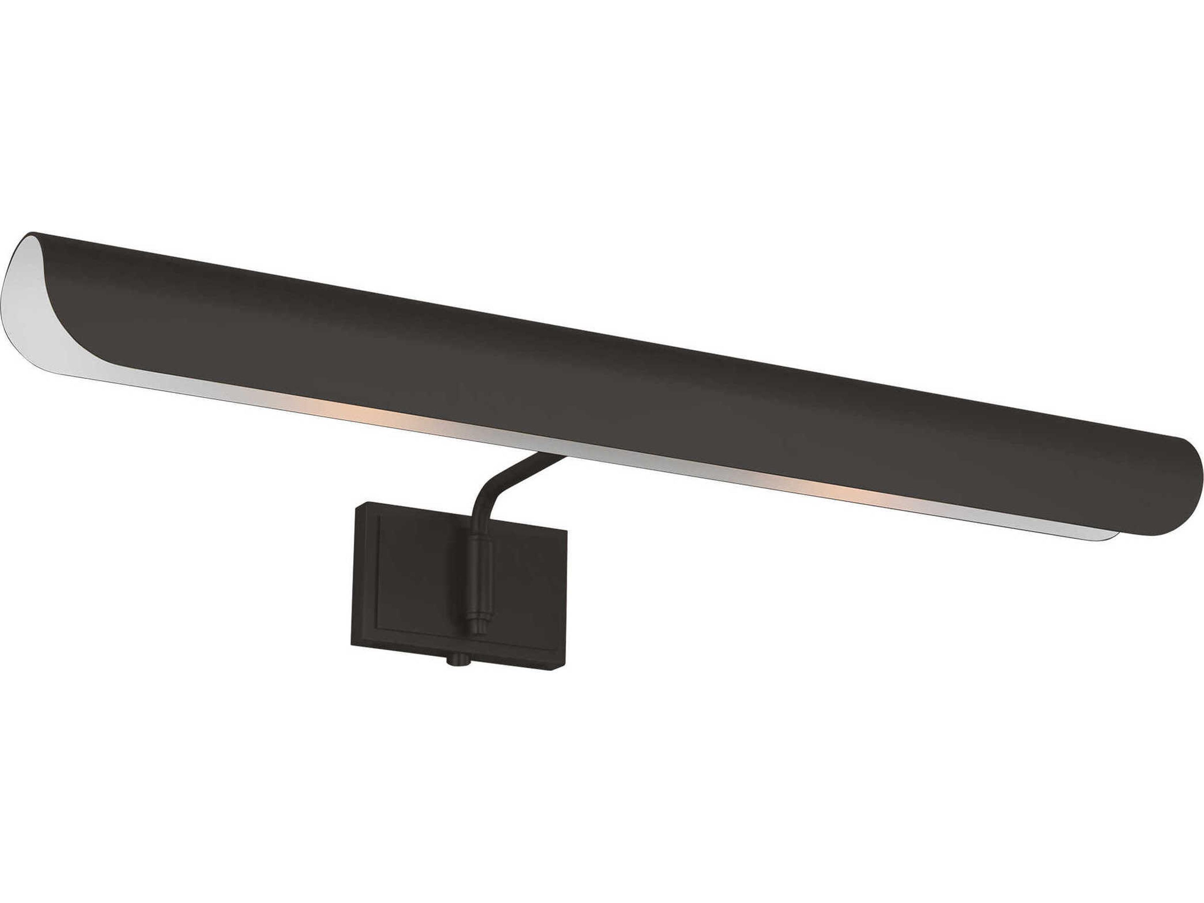 Visual Comfort Studio Hull 2-Light Aged Iron Black Picture Light