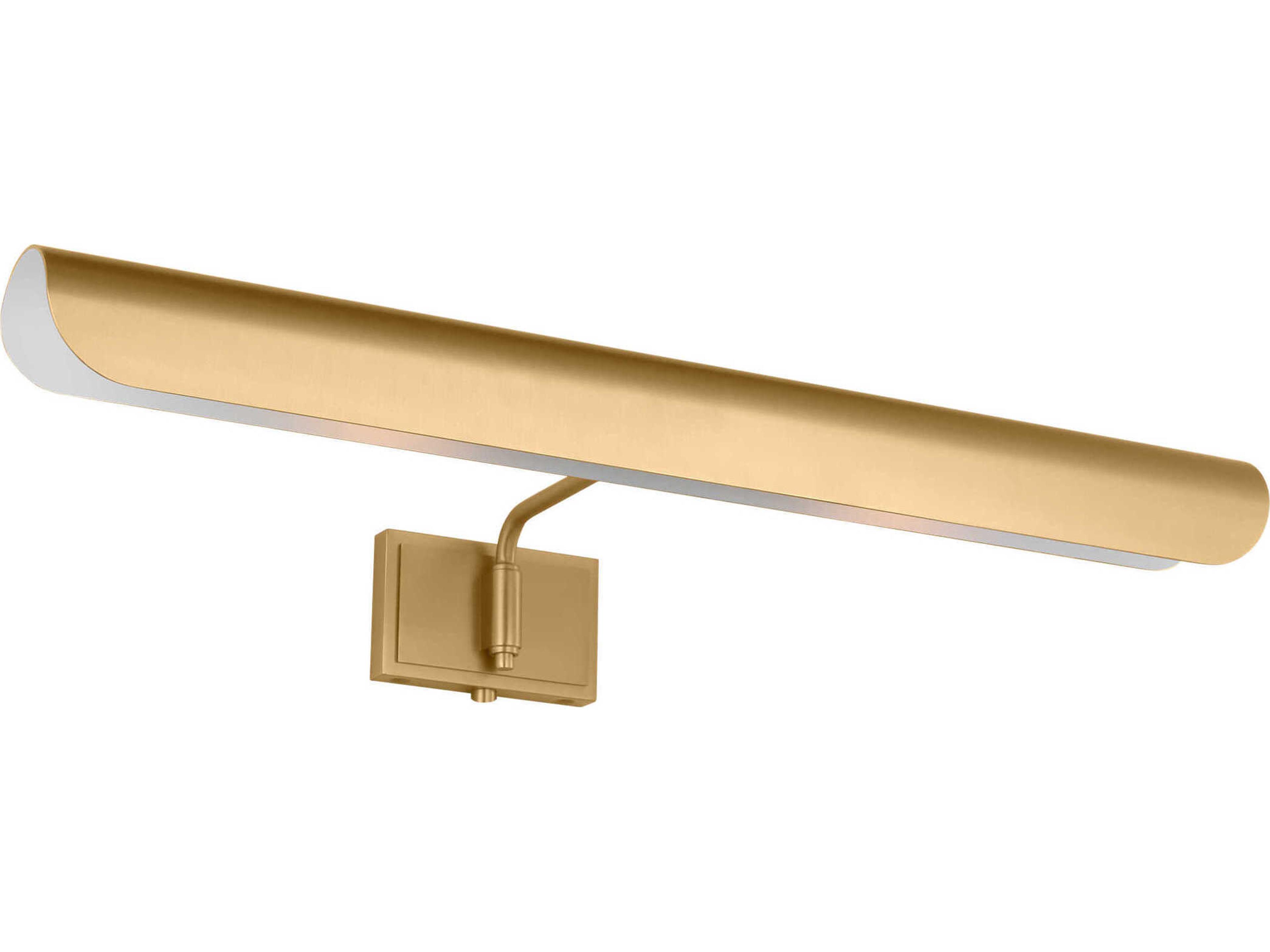 Picture Light Hull Burnished Brass 24-Inch