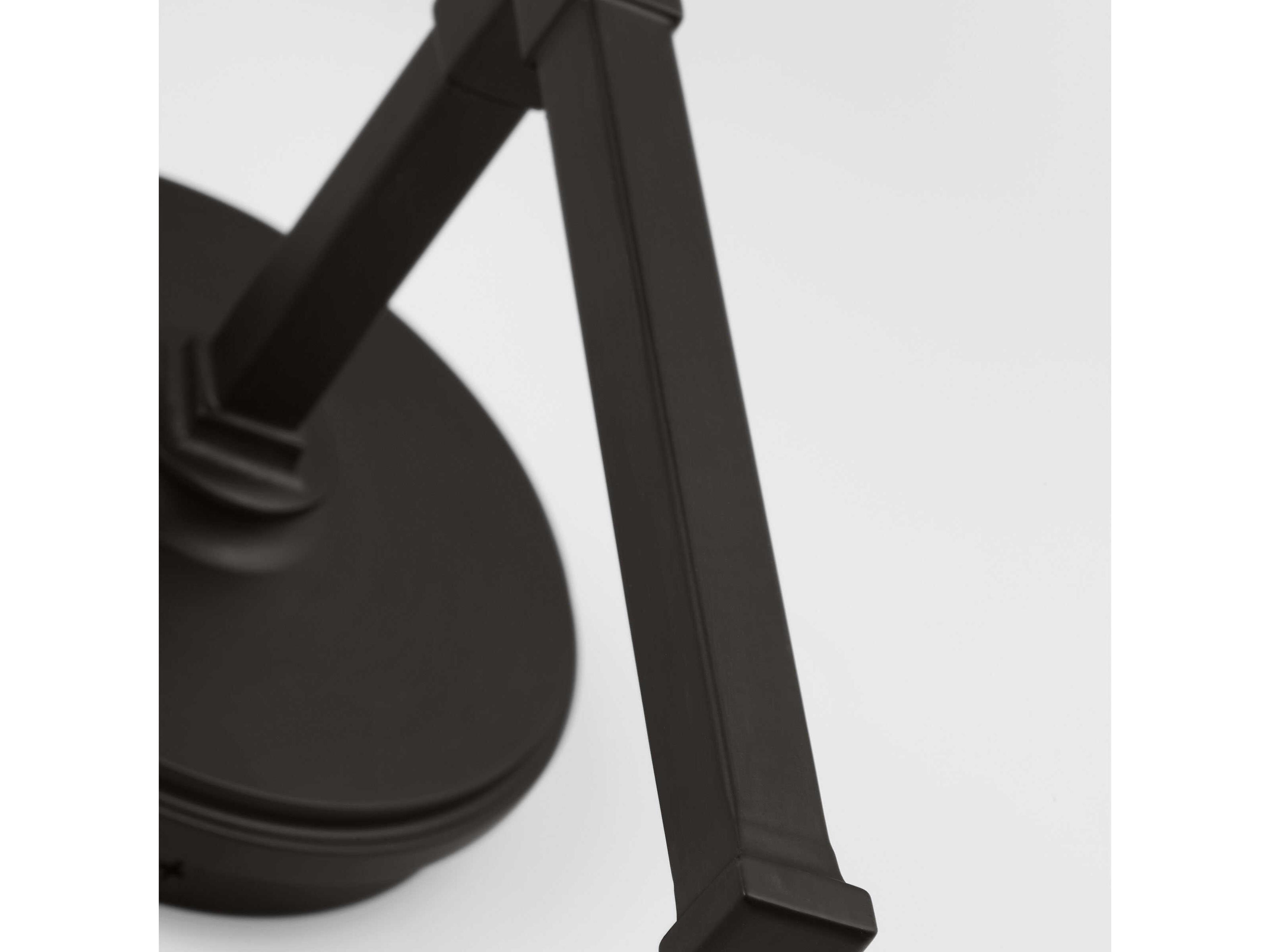 Visual Comfort Studio Perth 1-Light Aged Iron Black Wall Sconce