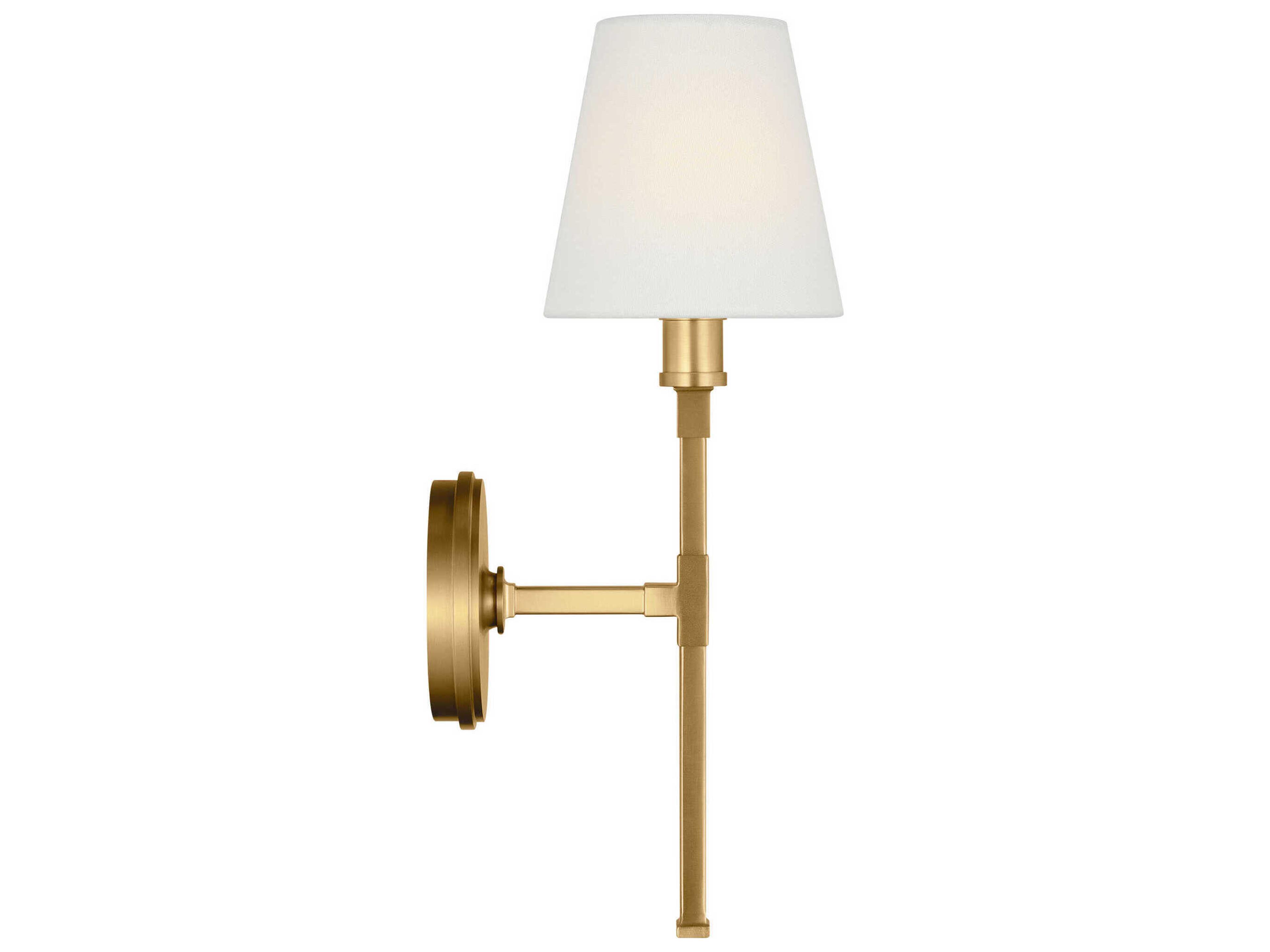Visual Comfort Studio Perth 1-Light Burnished Brass Wall Sconce