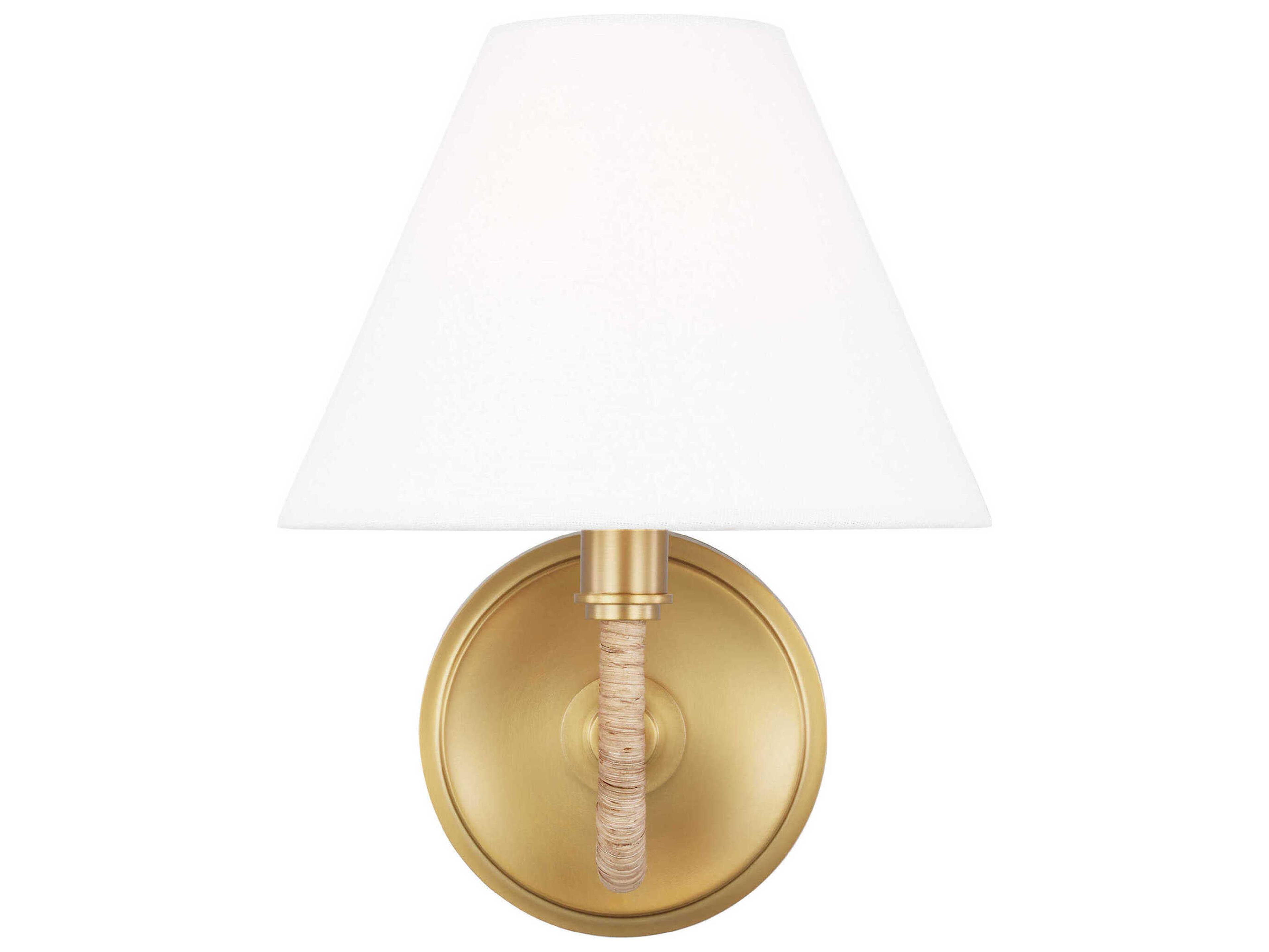 Visual Comfort Studio Laguna 1-Light Burnished Brass Wall Sconce