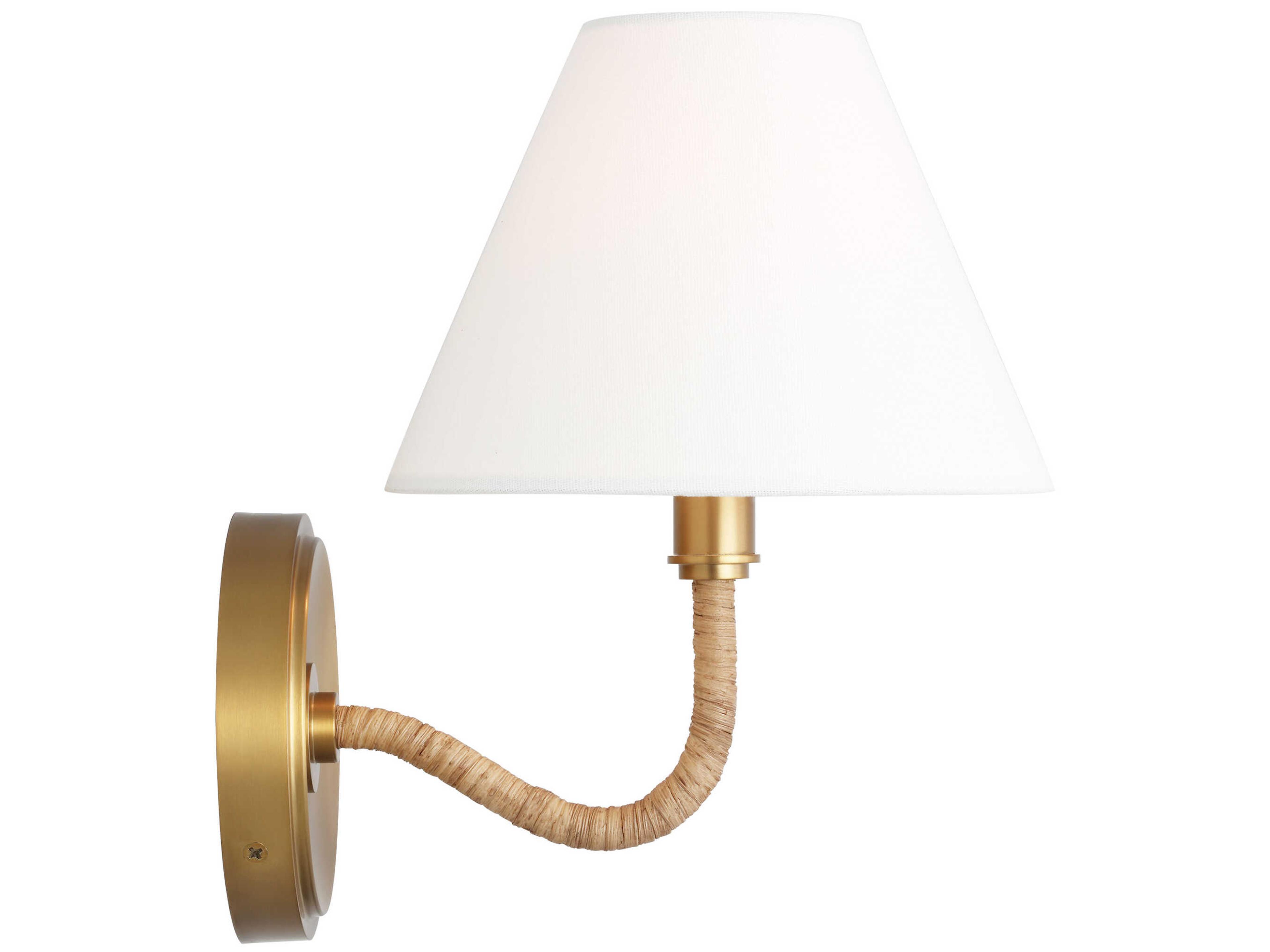 Visual Comfort Studio Laguna 1-Light Burnished Brass Wall Sconce