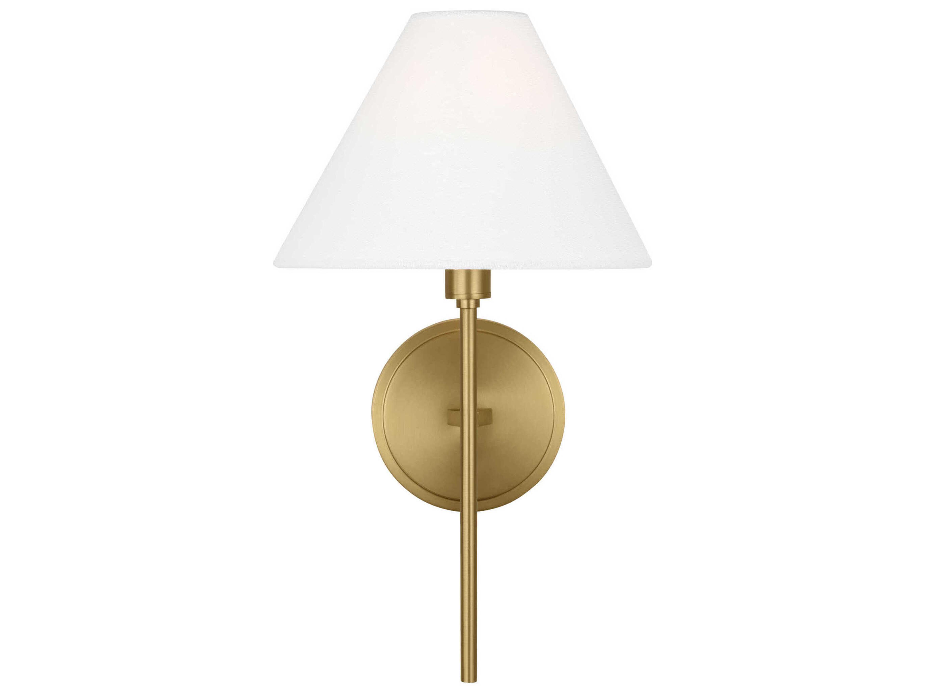 Visual Comfort Studio Ridgewood 1-Light Burnished Brass Wall Sconce