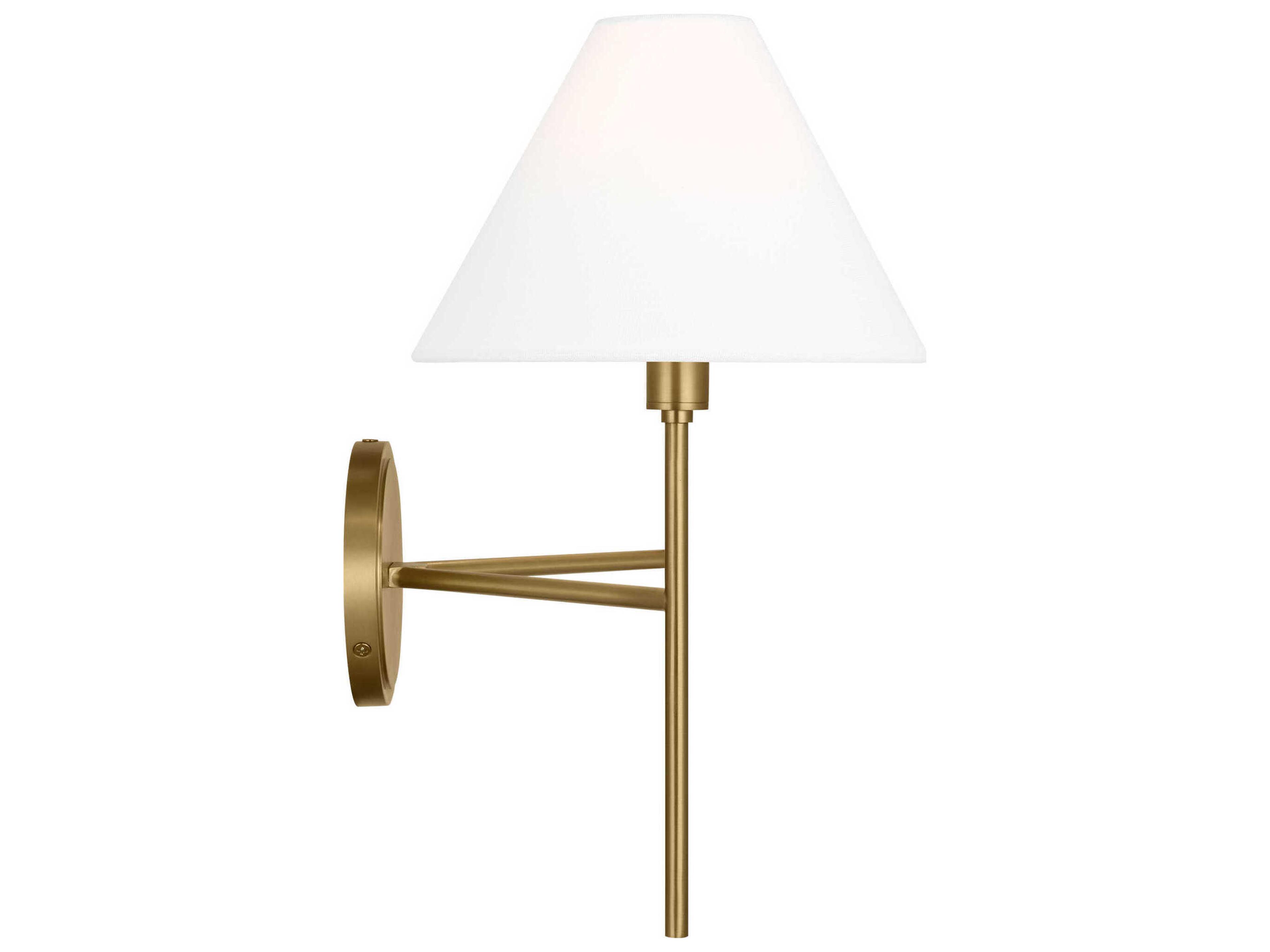 Visual Comfort Studio Ridgewood 2-Light Burnished Brass Wall Sconce