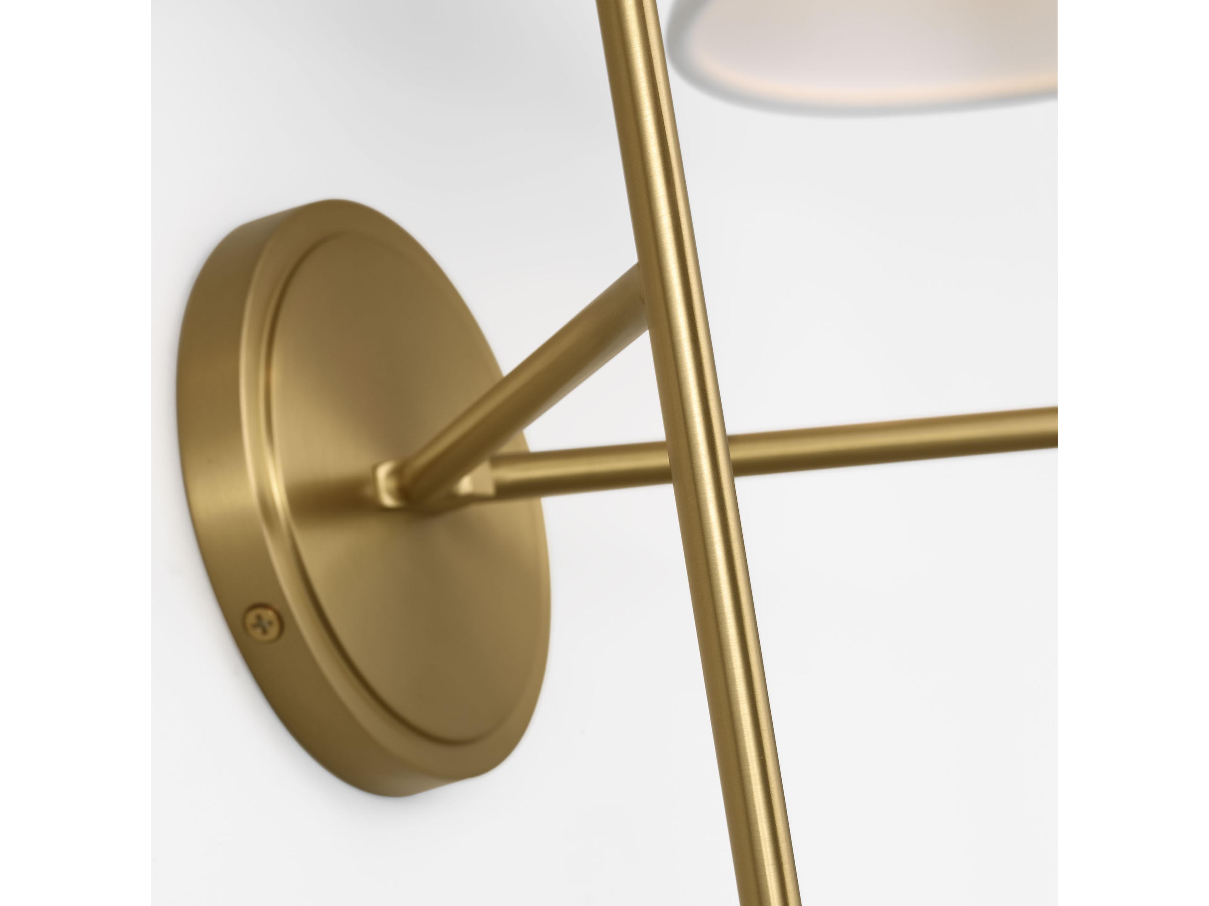 Visual Comfort Studio Ridgewood 2-Light Burnished Brass Wall Sconce