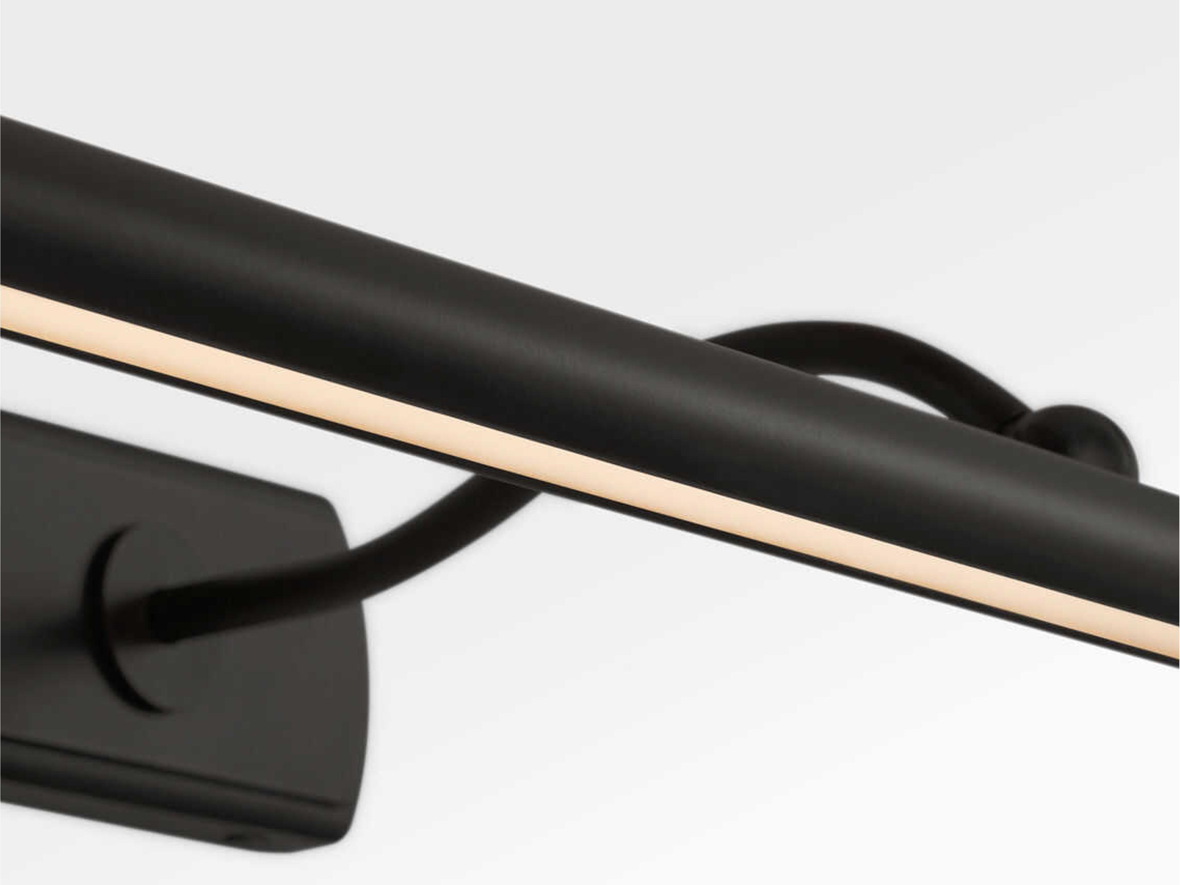 Visual Comfort Studio Lamont Aged Iron Black Picture Light