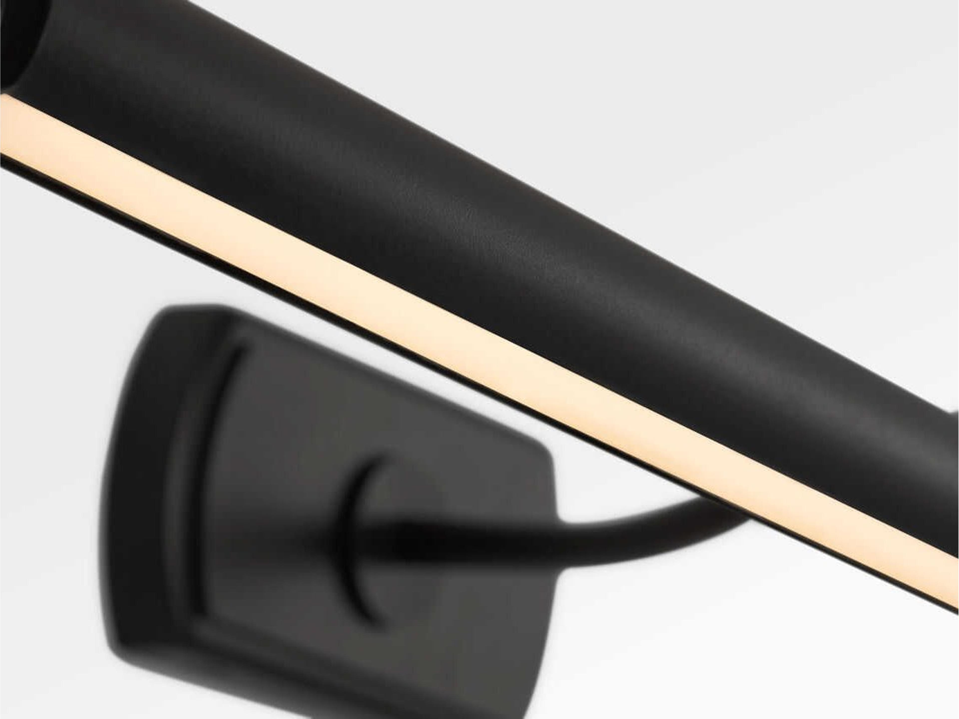 Visual Comfort Studio Lamont Aged Iron Black Picture Light