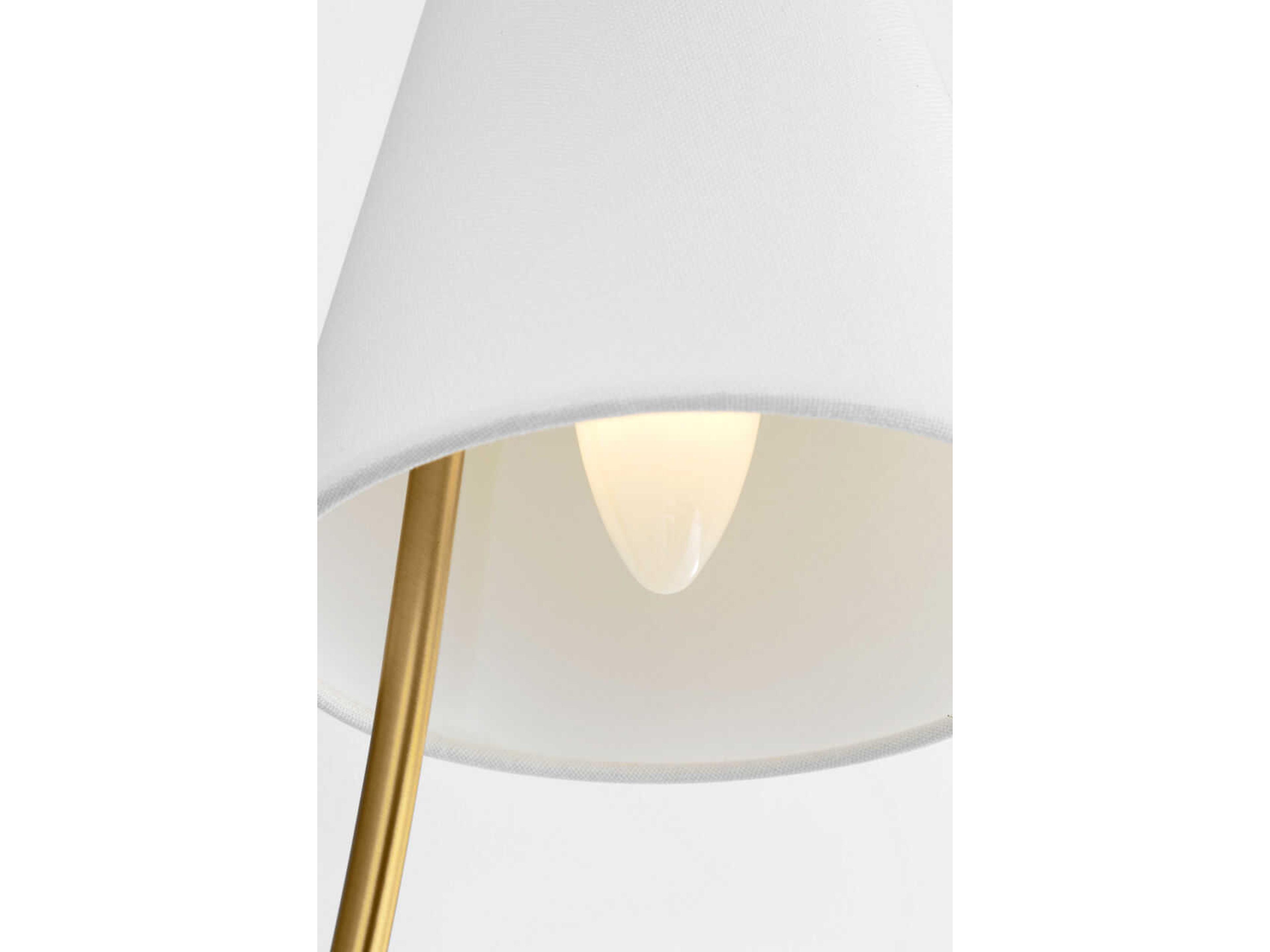Visual Comfort Studio Marina 2-Light Burnished Brass Wall Sconce