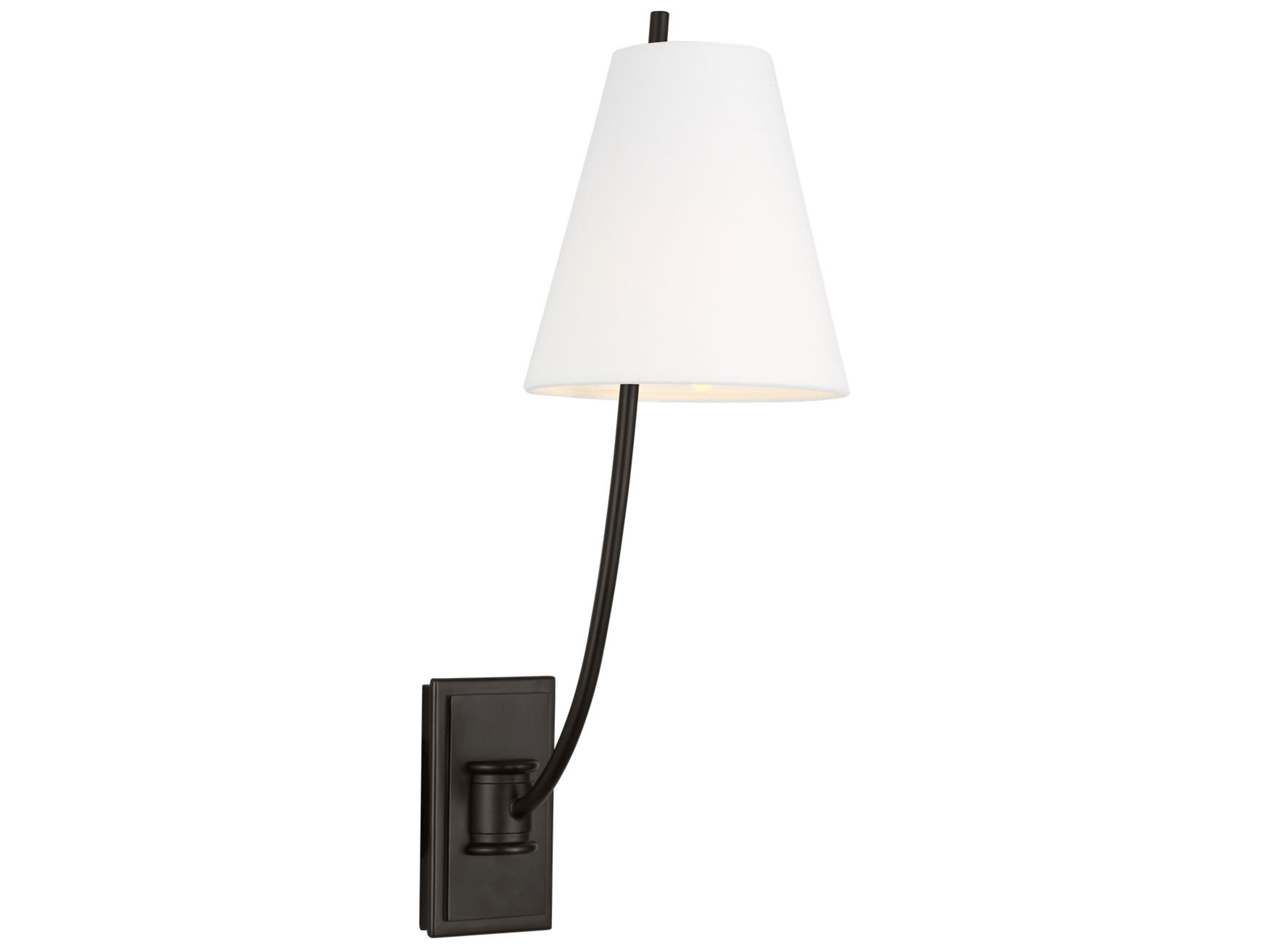 Marina 1-Light Aged Iron Black Wall Sconce
