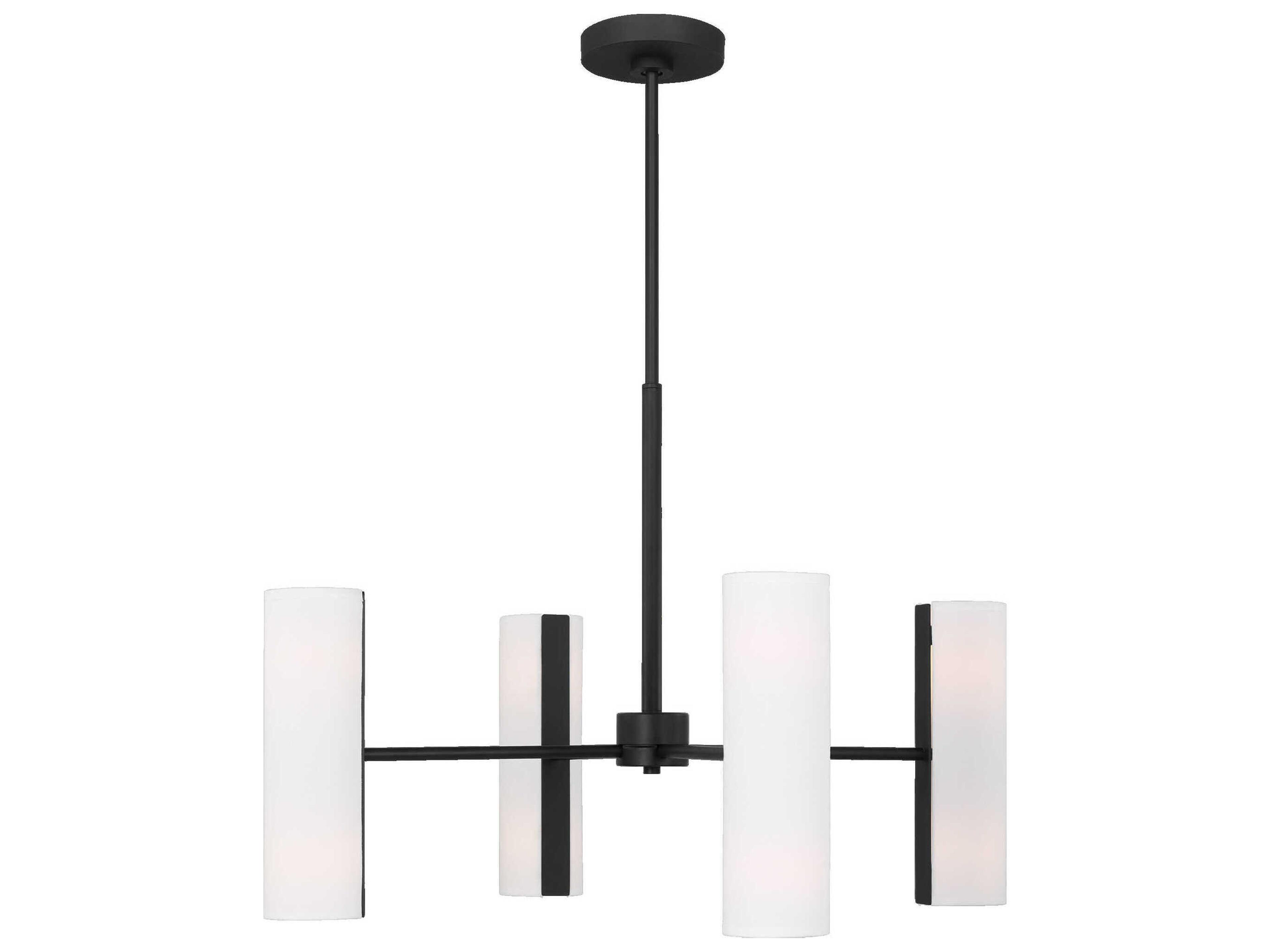 Capalino 8 Light Large Chandelier Midnight Black Modern