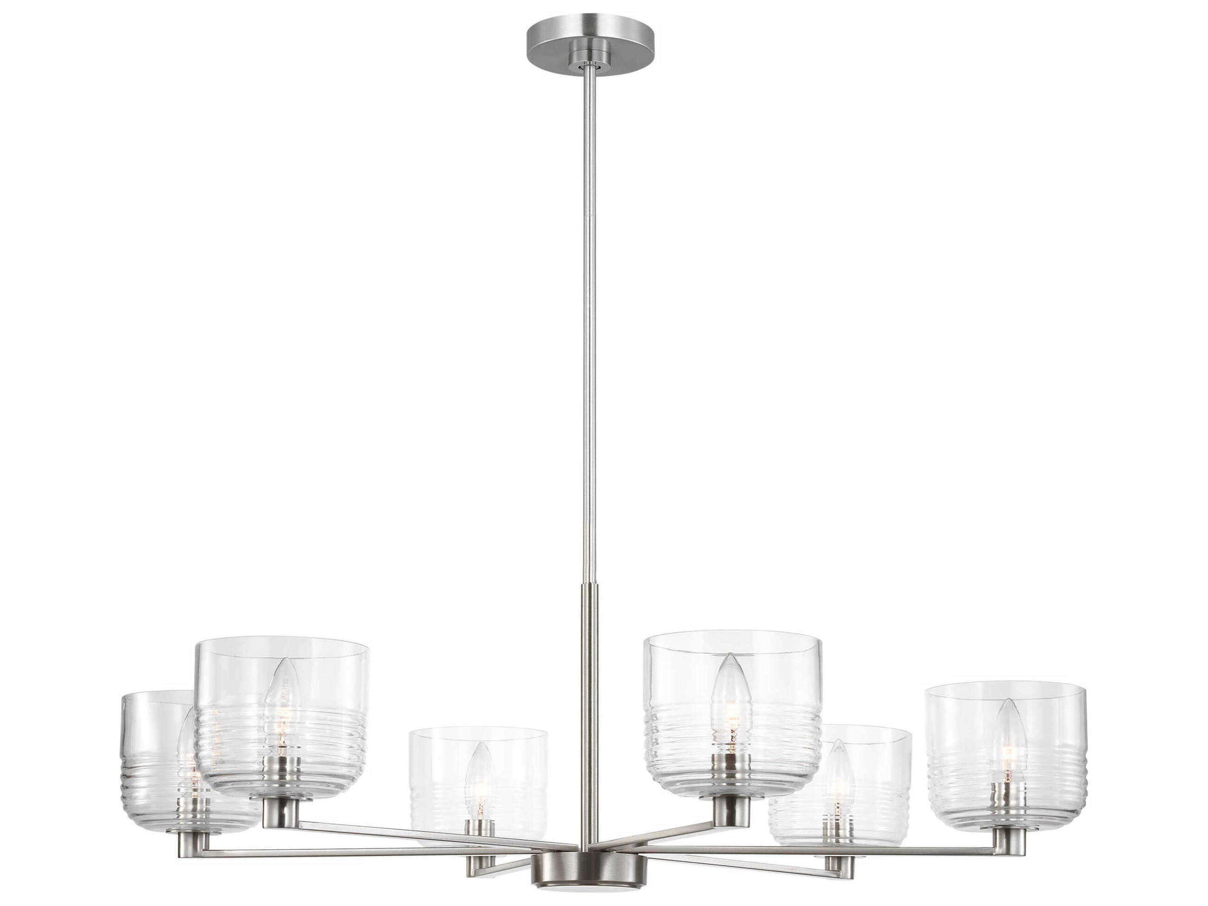Chandelier Lochdale 6-Light Brushed Nickel