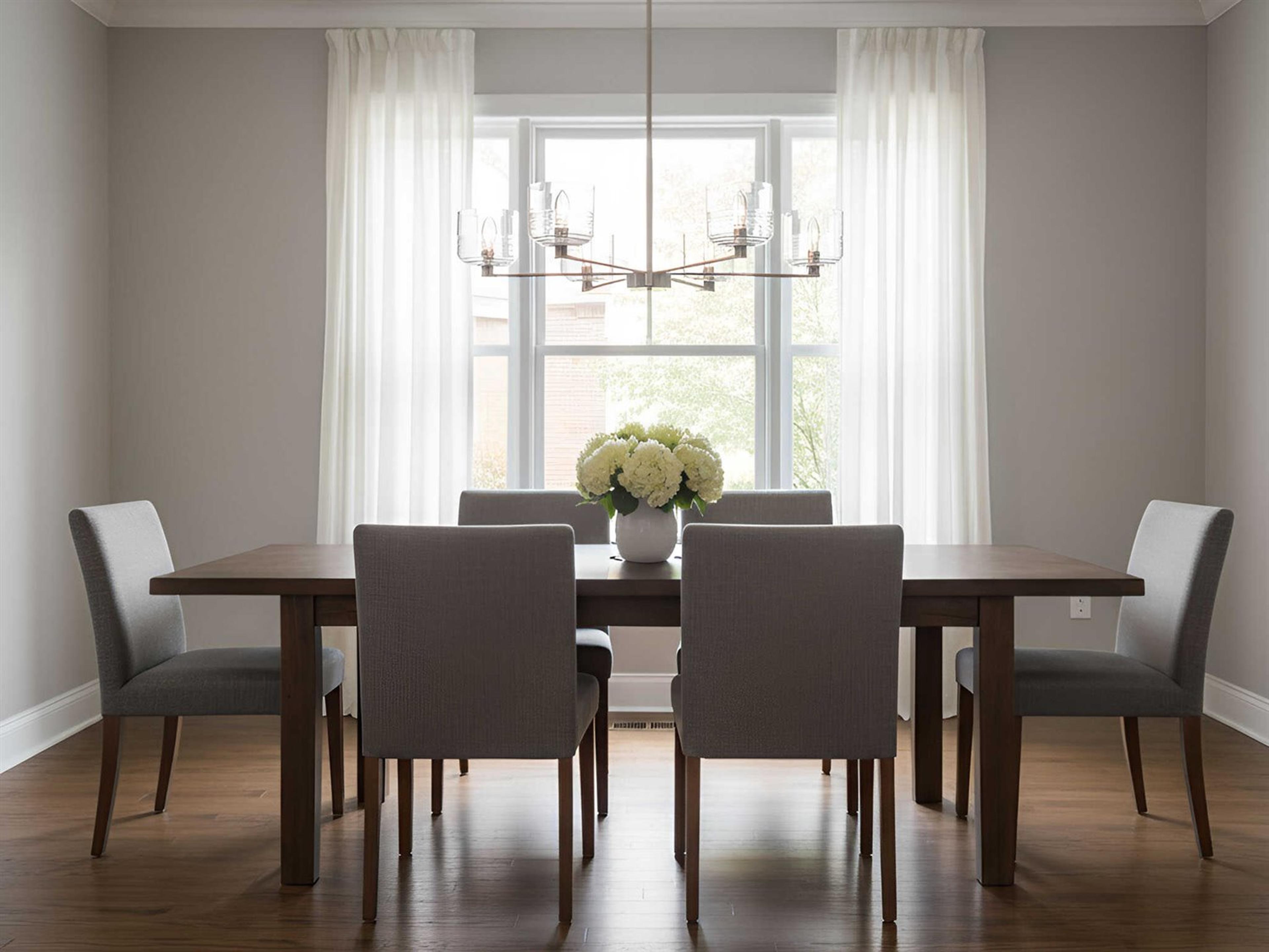 Visual Comfort Studio Lochdale 6-Light Brushed Nickel Candelabra Chandelier