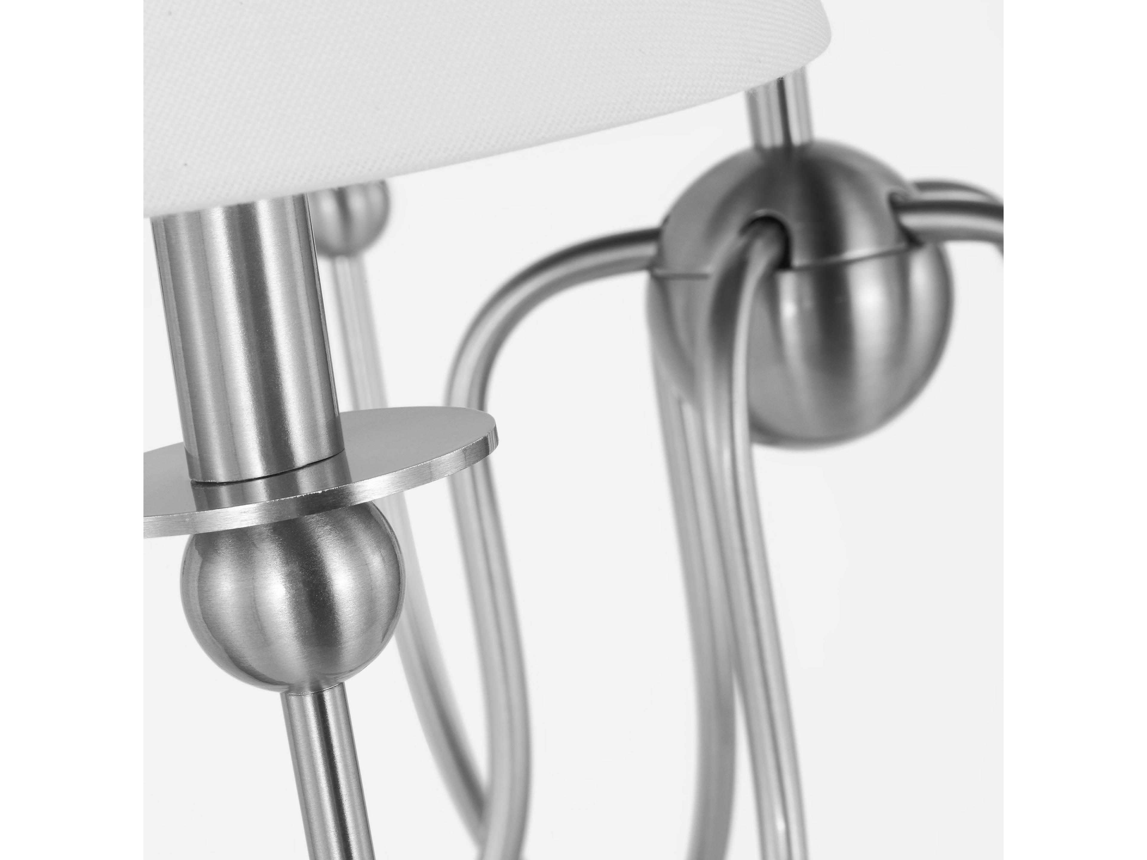 Visual Comfort Studio Elsay 5-Light Brushed Nickel Chandelier