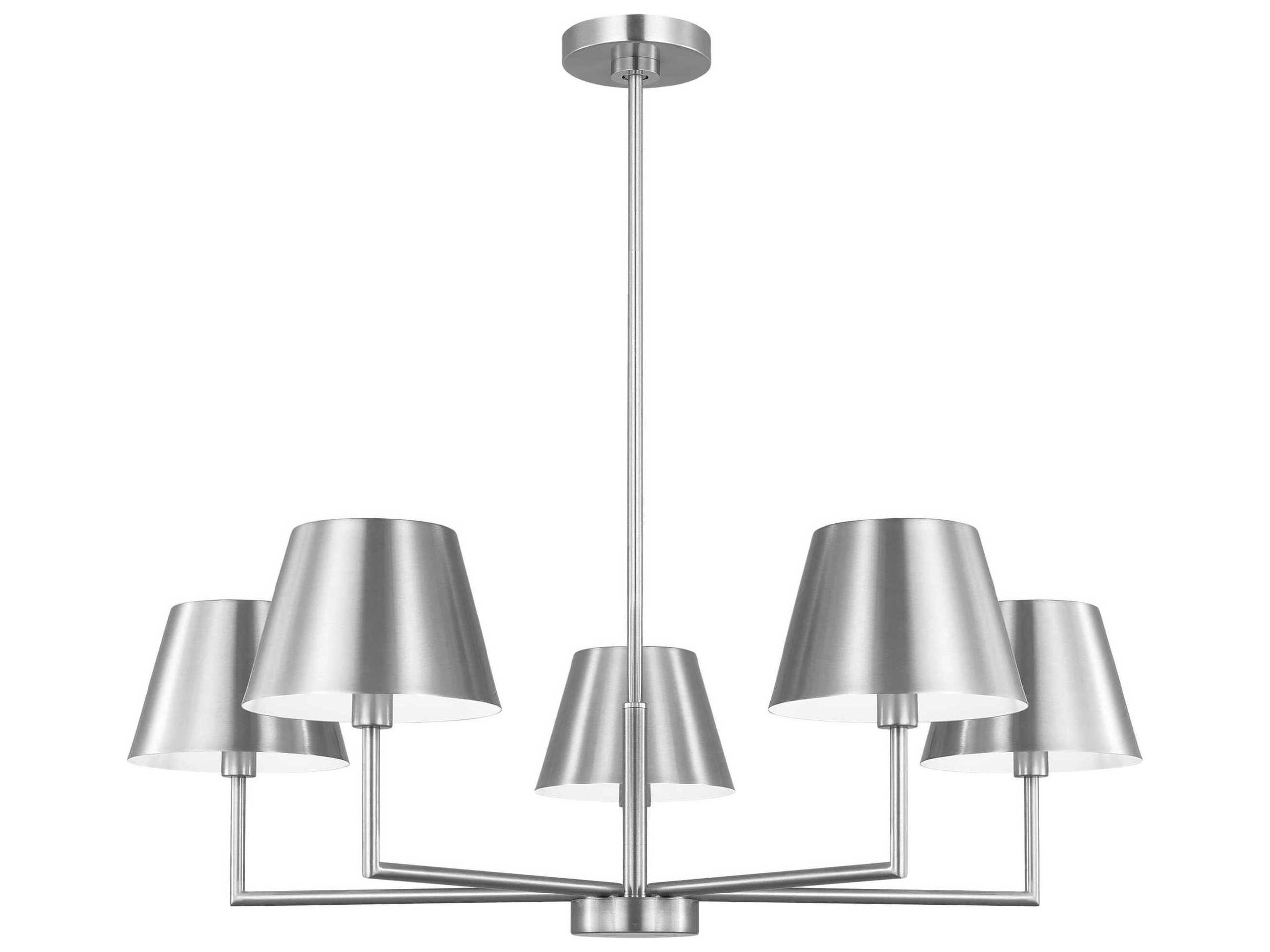 Ender 5-Light Brushed Nickel Chandelier
