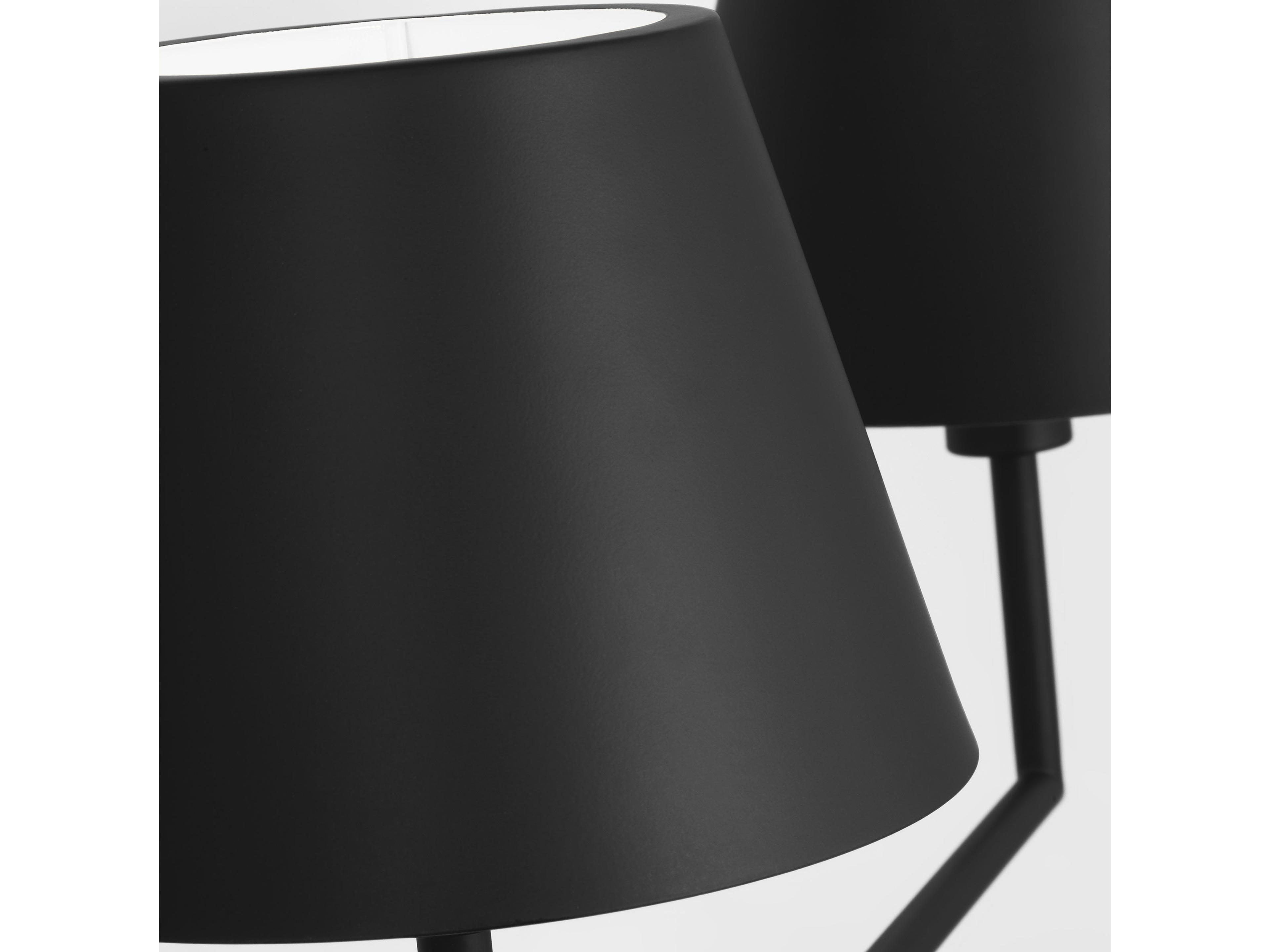 Visual Comfort Studio Ender 4-Light Midnight Black Island Pendant