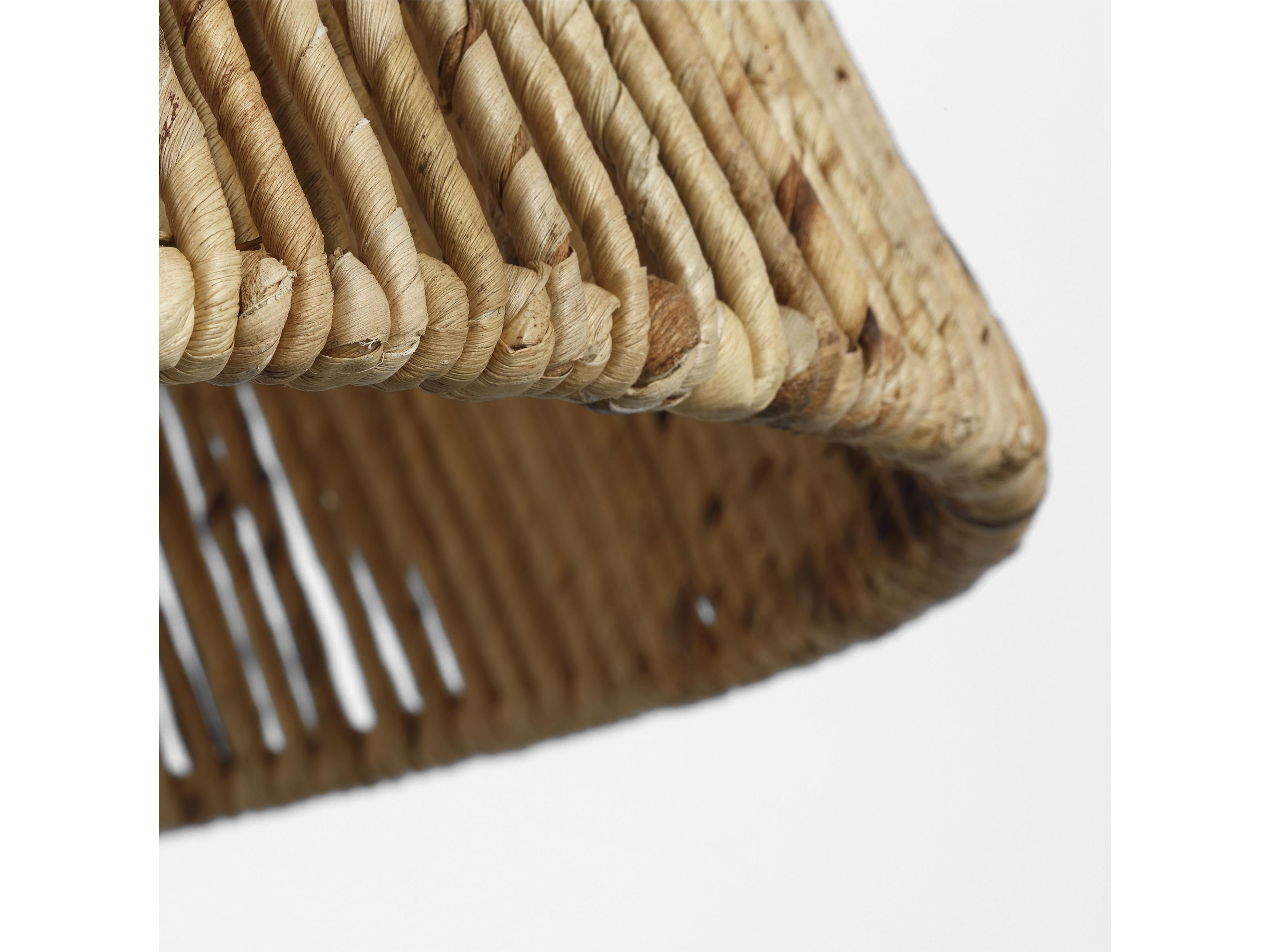 Visual Comfort Studio Thurlo 3-Light Midnight Black Brown Drum Pendant