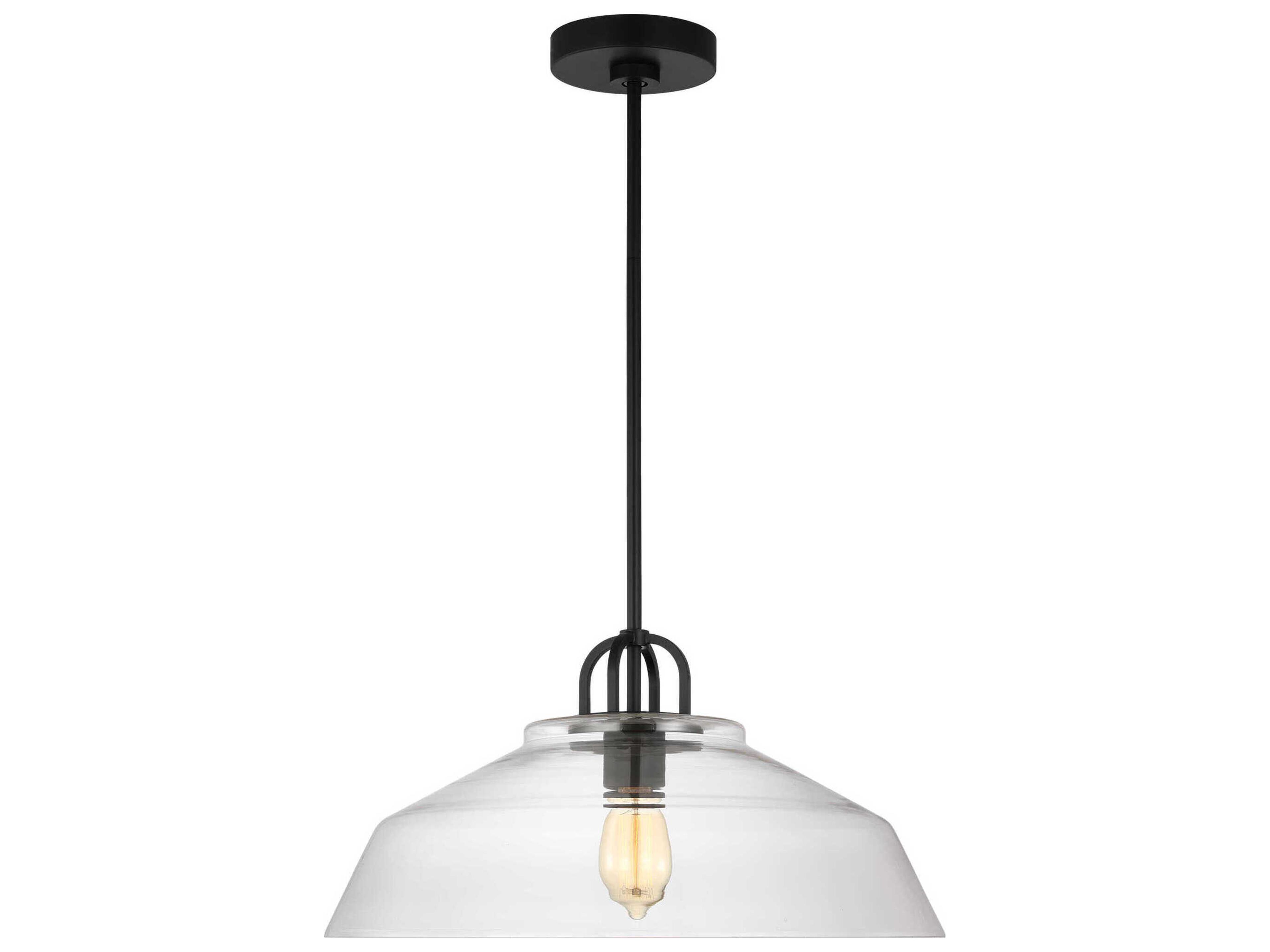 Visual Comfort Studio Payton 1-Light Midnight Black Pendant