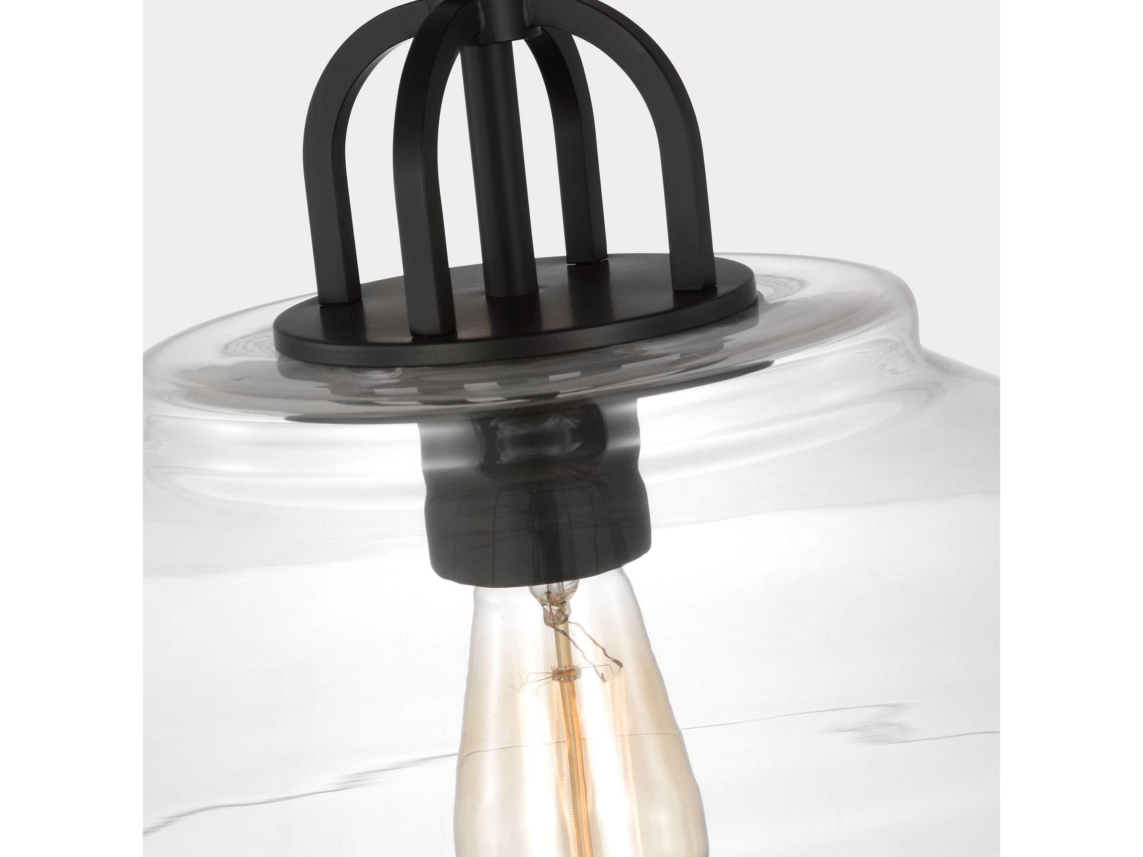 Visual Comfort Studio Payton 1-Light Midnight Black Pendant