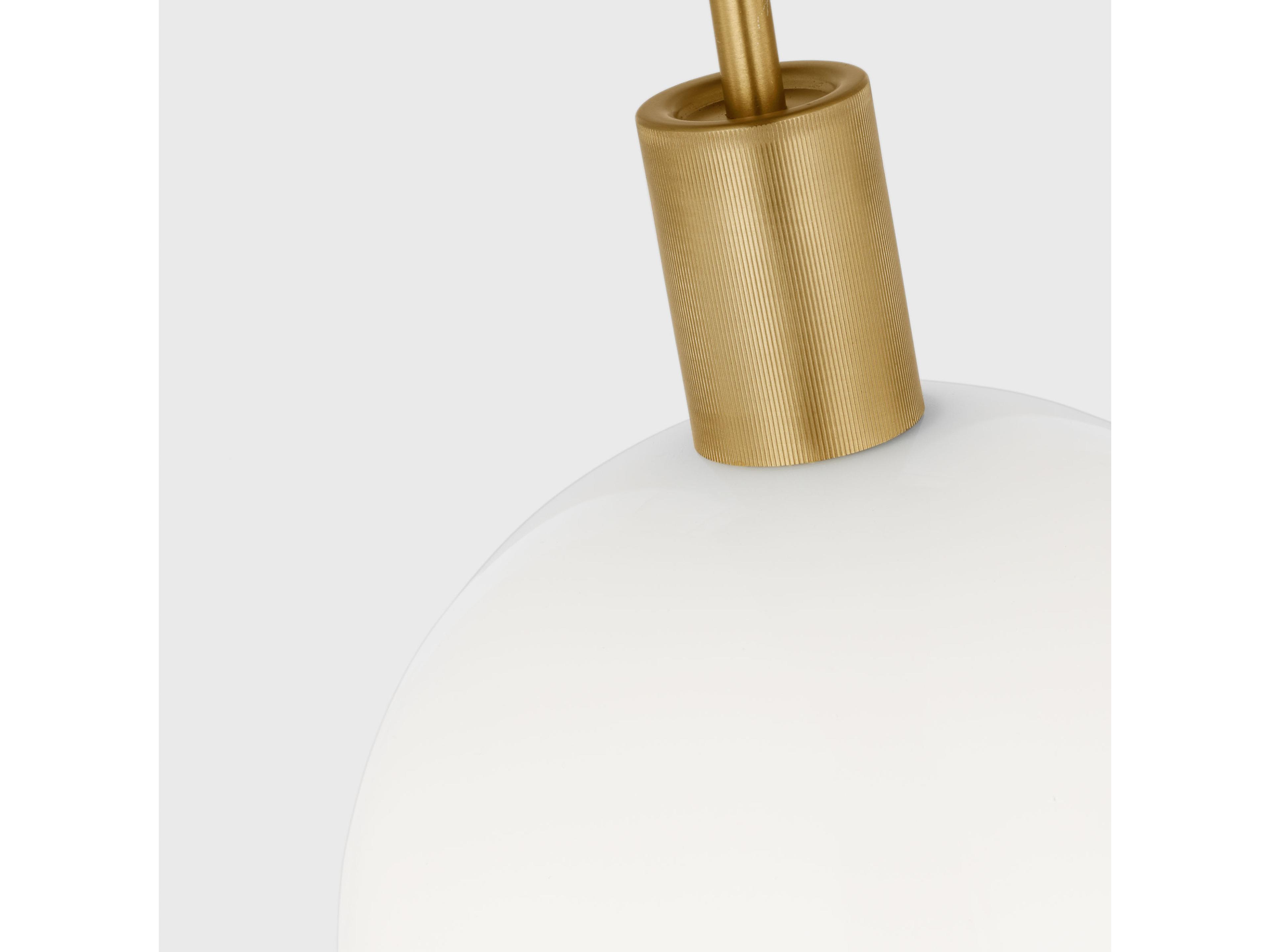 Visual Comfort Studio Colewood 1-Light Satin Brass Globe Mini Pendant