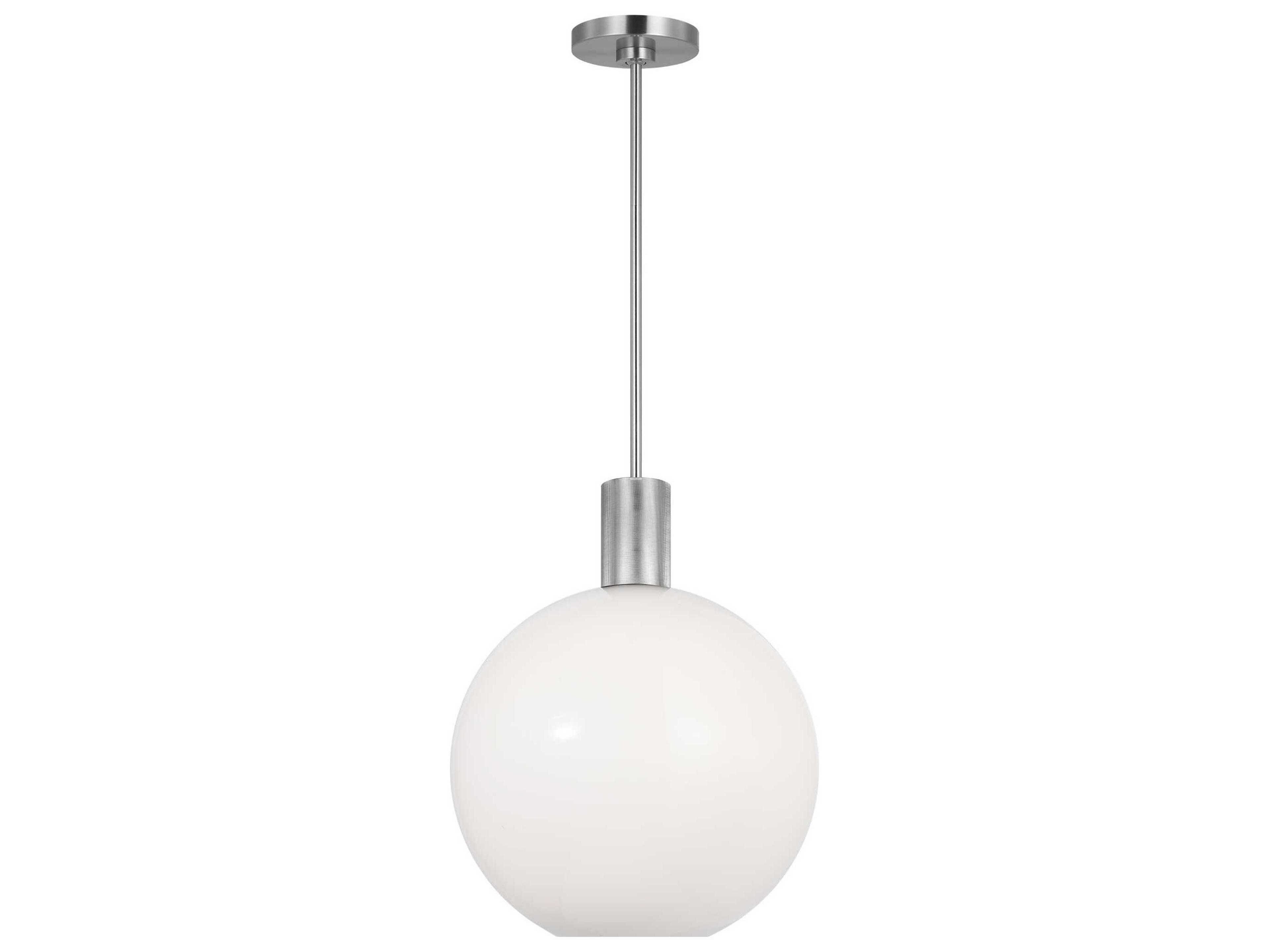 Colewood 1-Light 15.5-Inch Brushed Nickel Pendant
