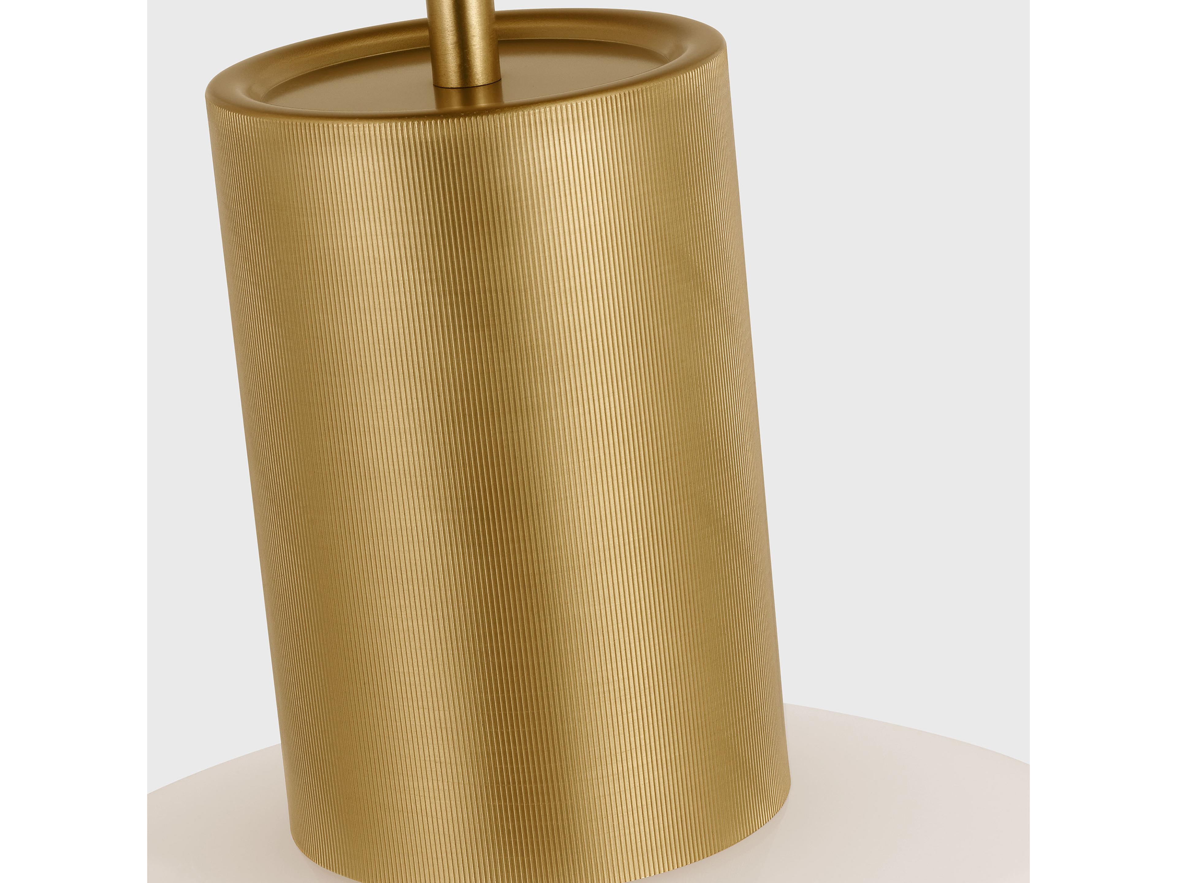 Visual Comfort Studio Colewood 1-Light Satin Brass Globe Pendant