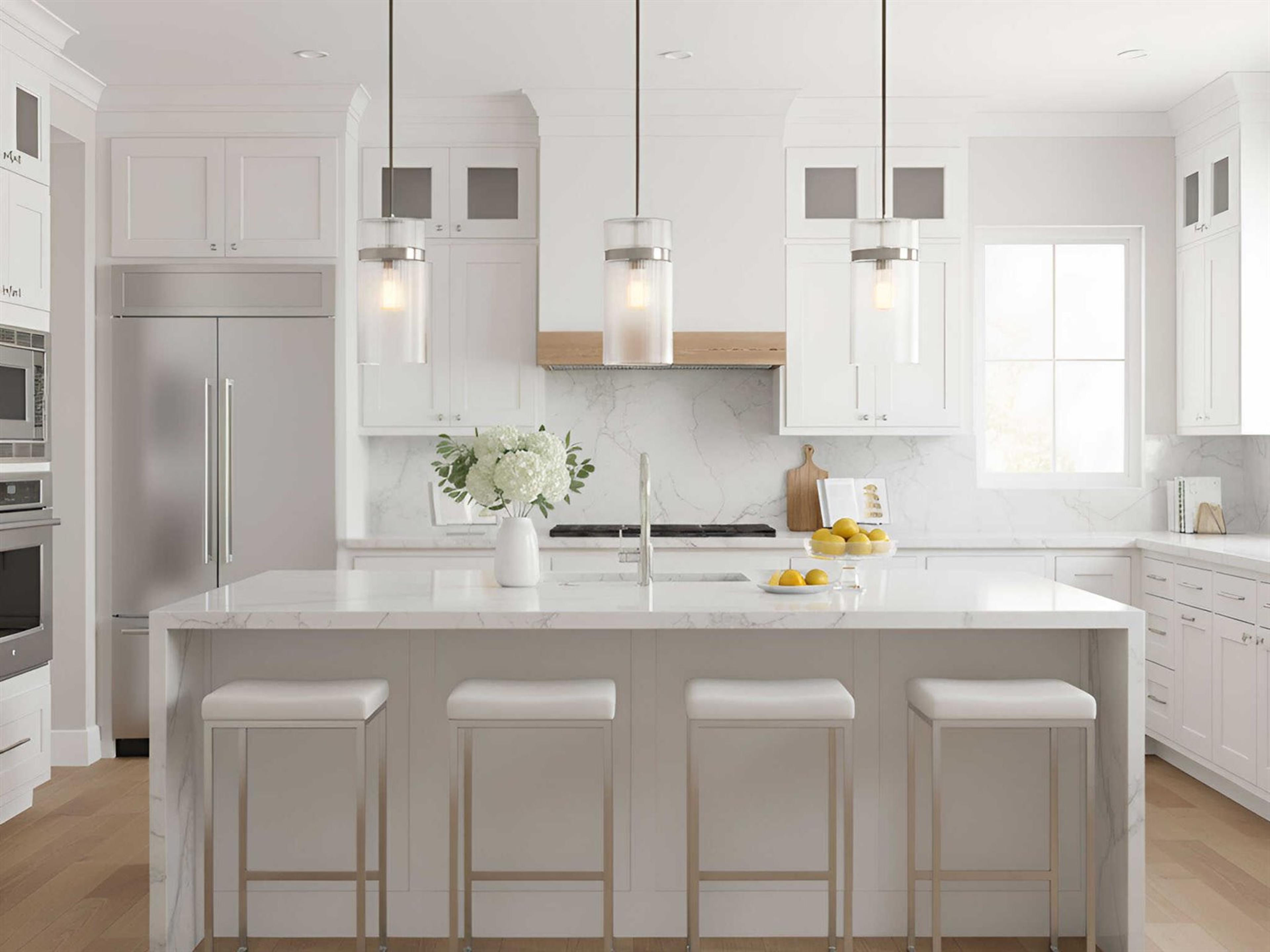 Visual Comfort Studio Liouet 1-Light Midnight Black Cylinder Mini Pendant