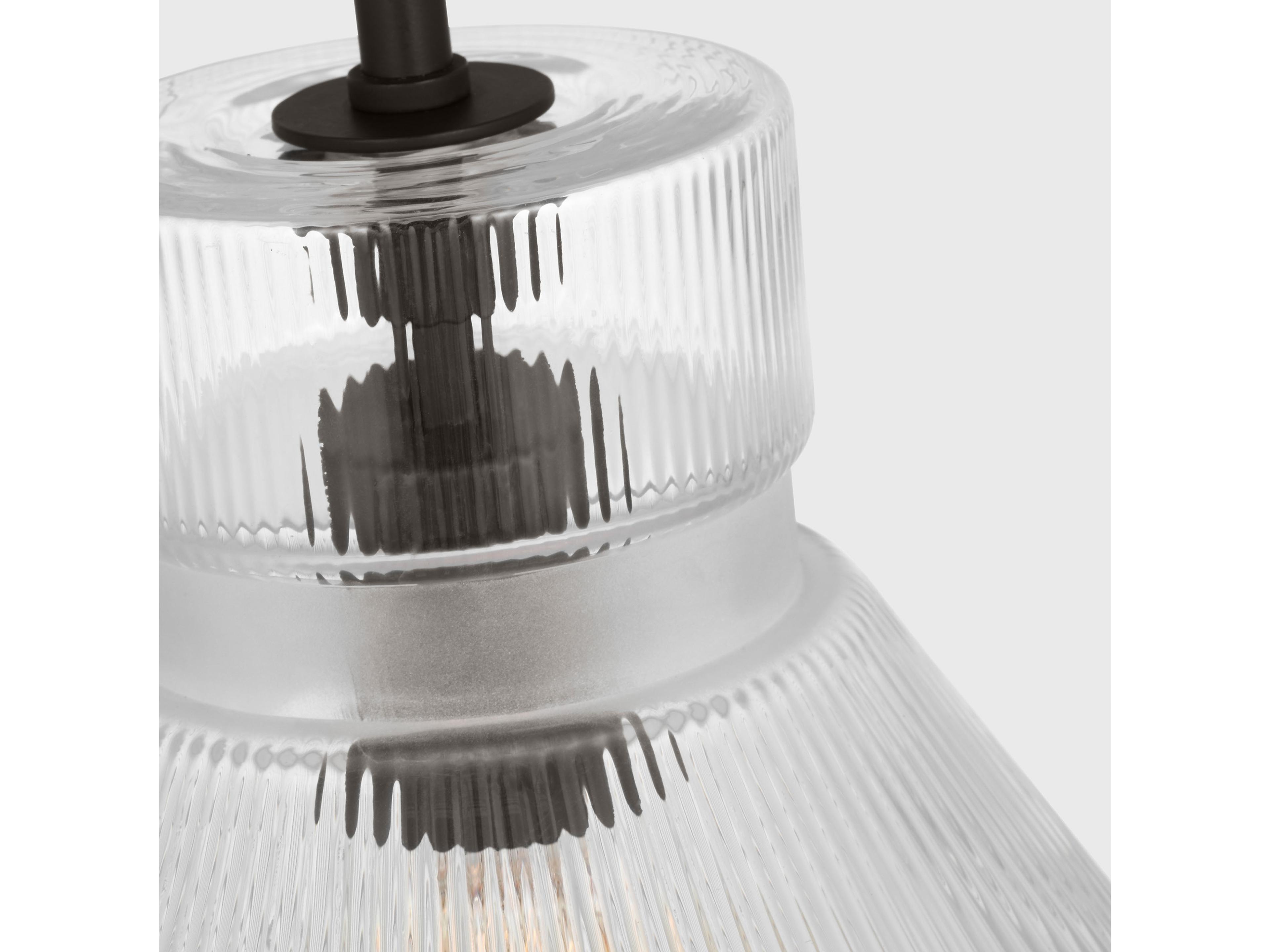 Visual Comfort Studio Liouet 1-Light Midnight Black Mini Pendant