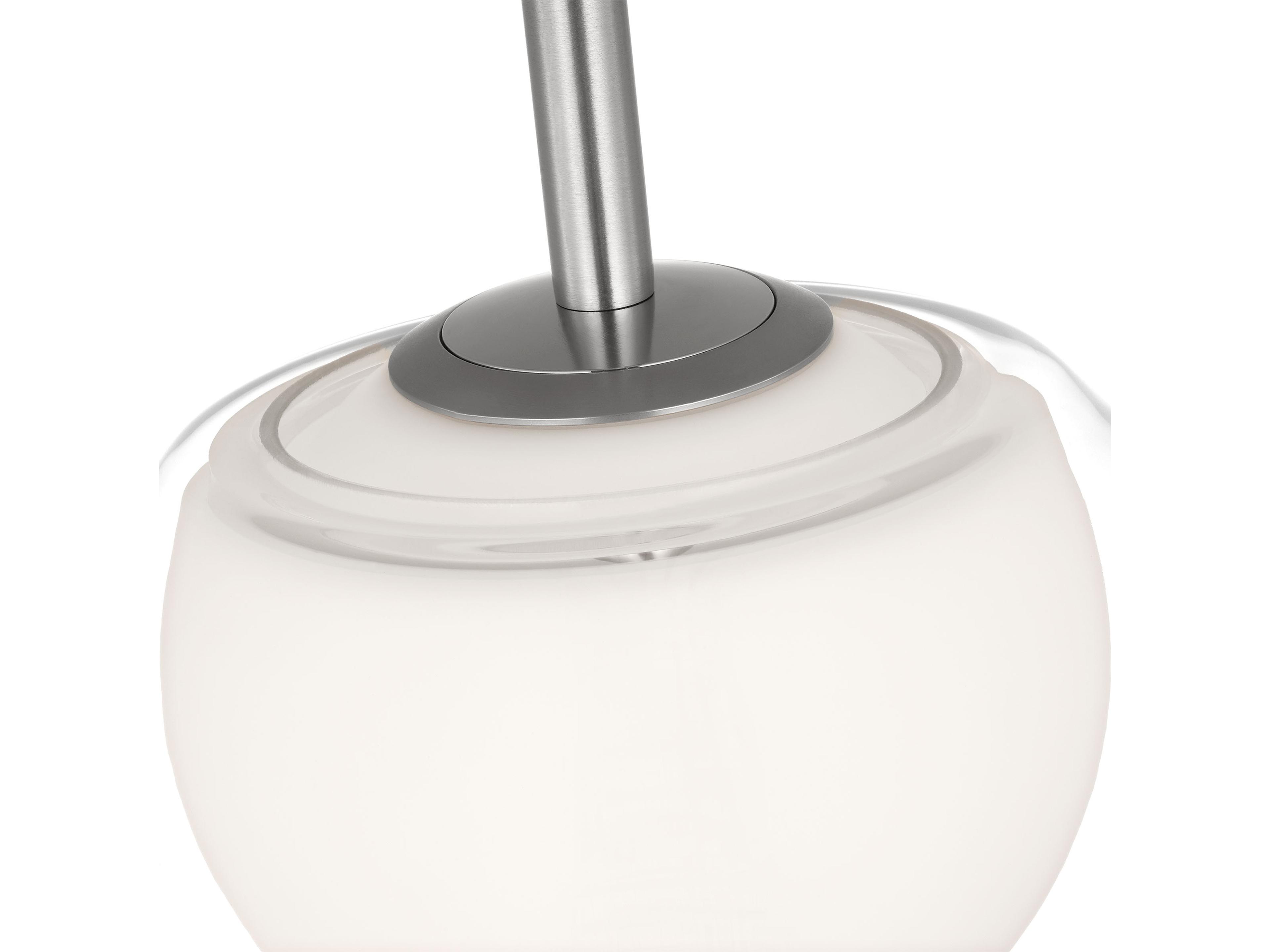 Visual Comfort Studio Suma 1-Light Brushed Nickel Dome Pendant