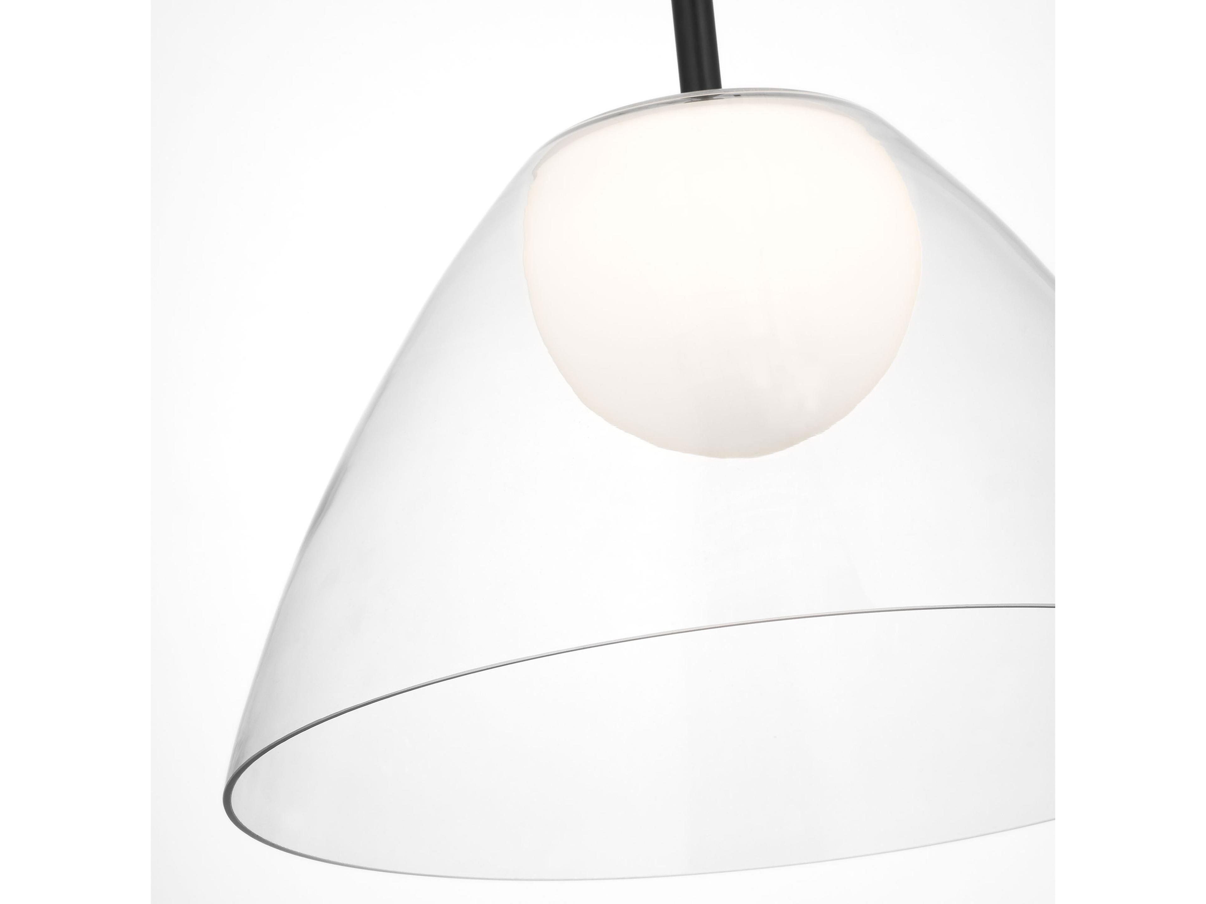 Visual Comfort Studio Suma 1-Light Midnight Black Dome Pendant