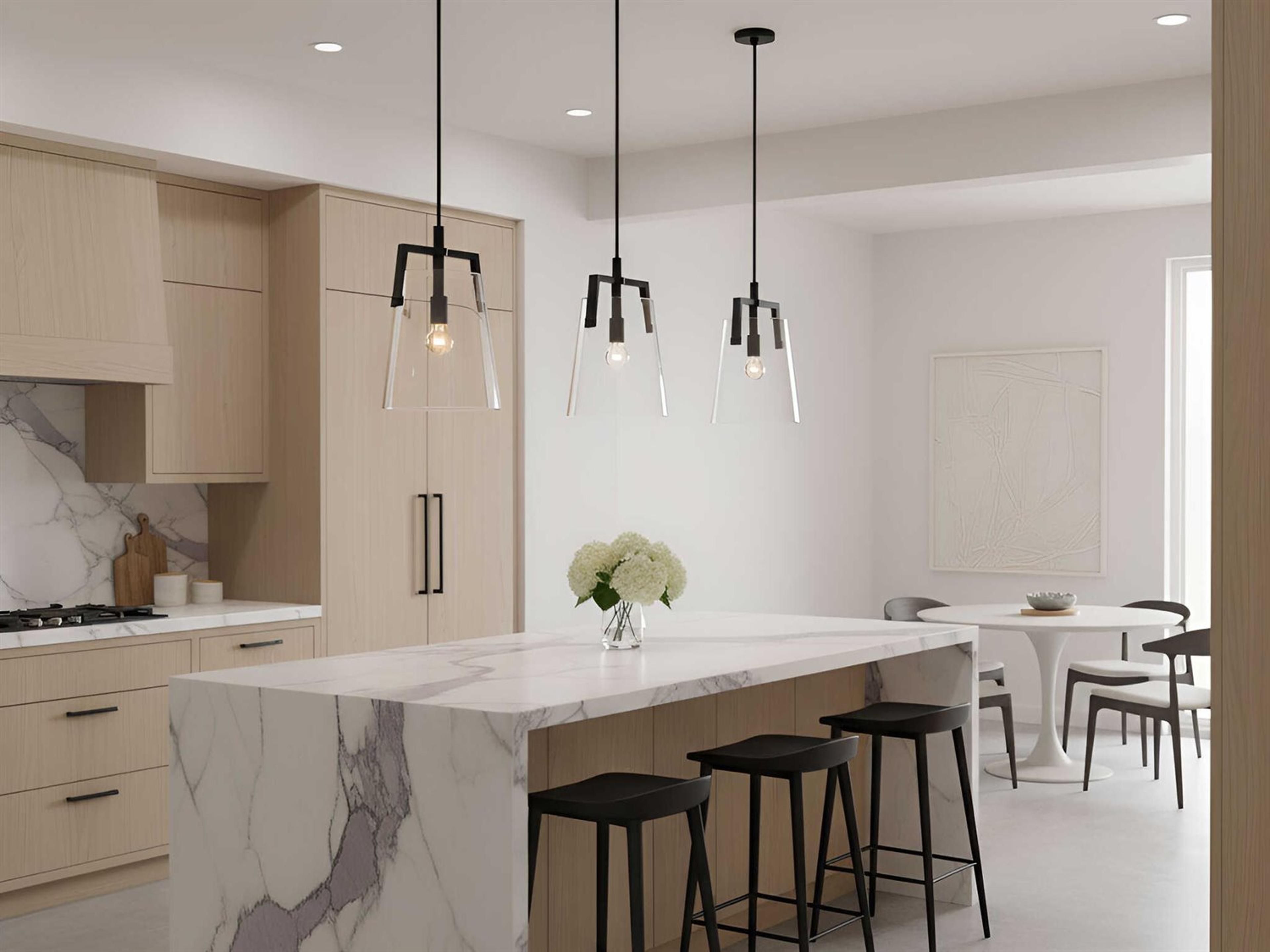 Visual Comfort Studio Crofton 1-Light Midnight Black Cylinder Mini Pendant