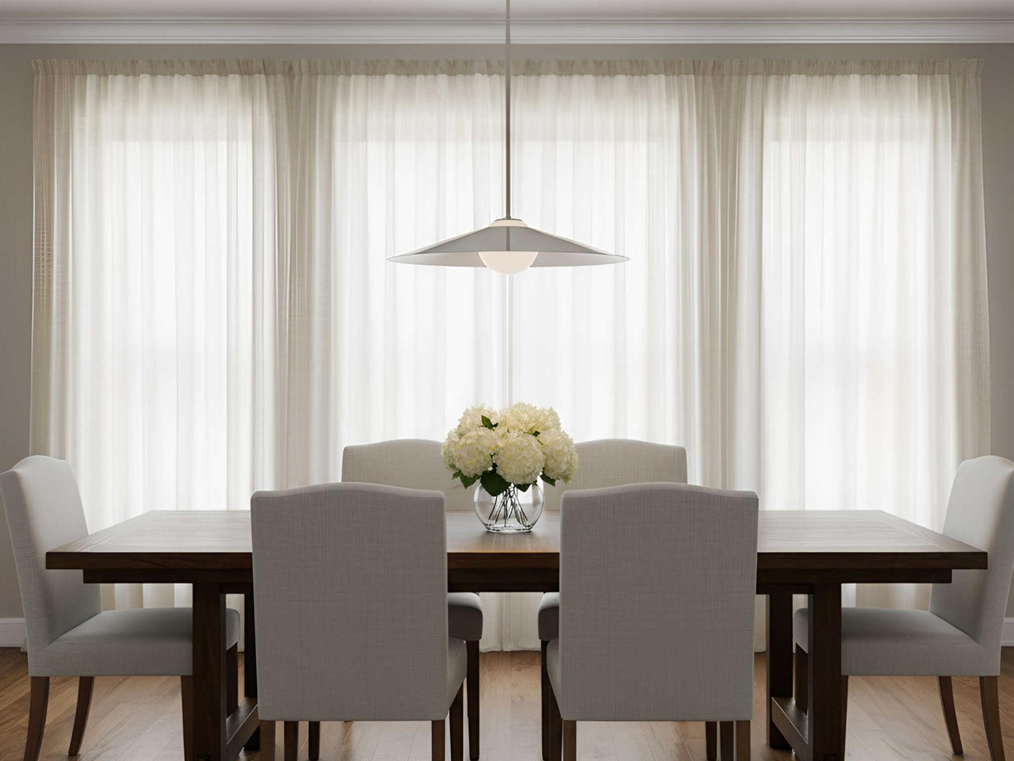 Visual Comfort Studio Astra 1-Light Brushed Nickel Pendant