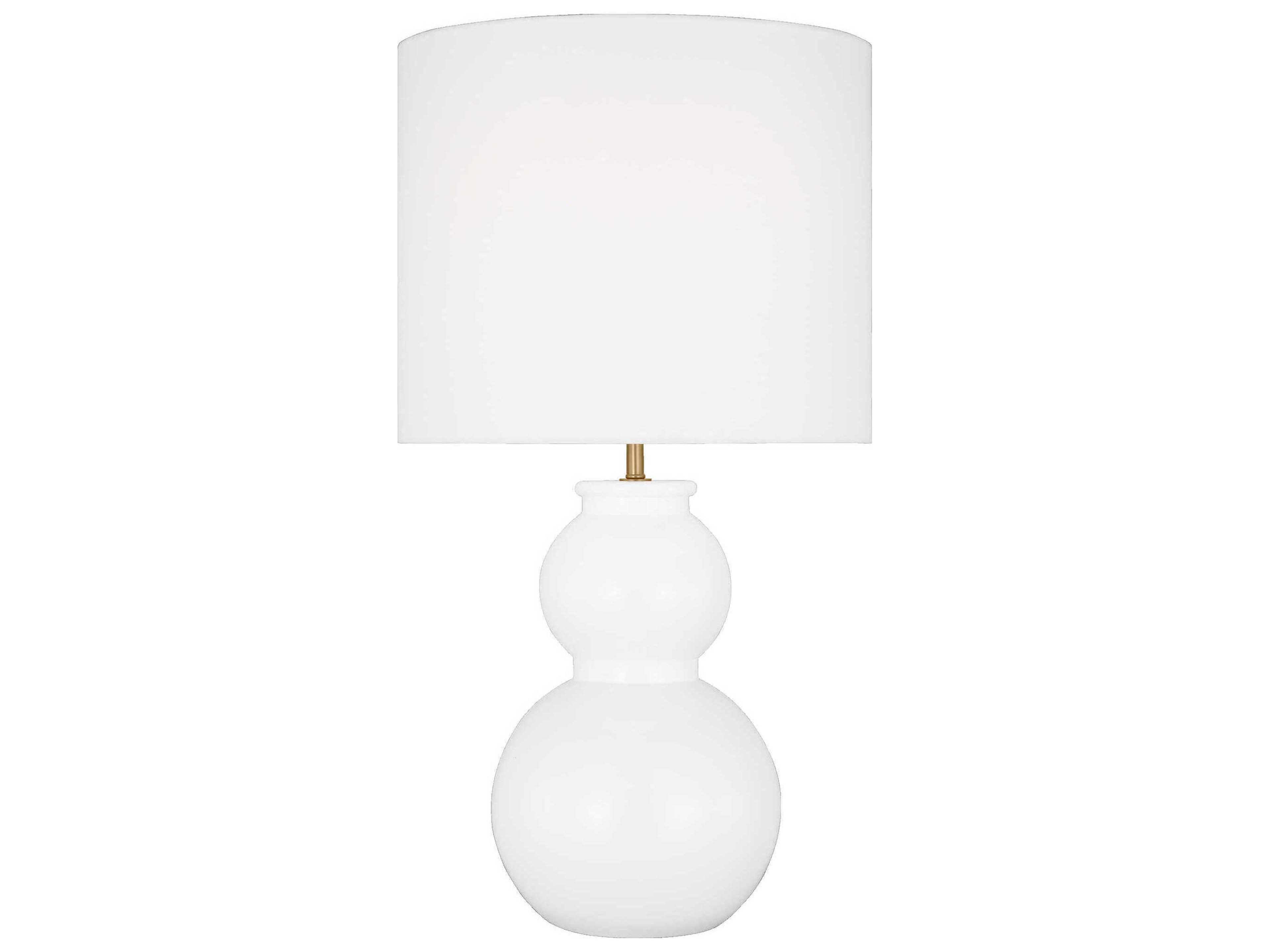 Table Lamp Drew and Jonathan Buckley Gloss White