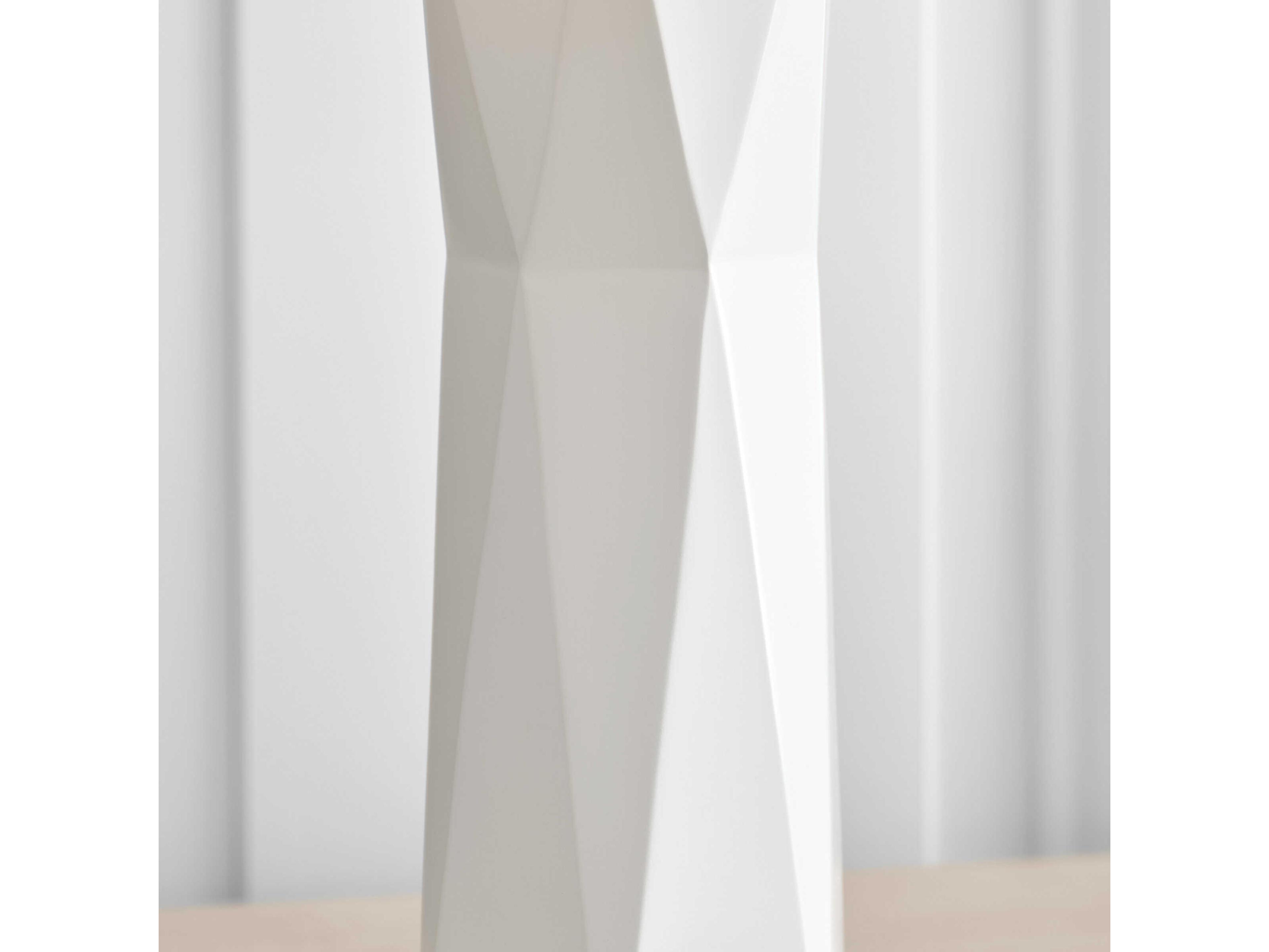 Visual Comfort Studio Fernwood Gloss White Linen Buffet Lamp