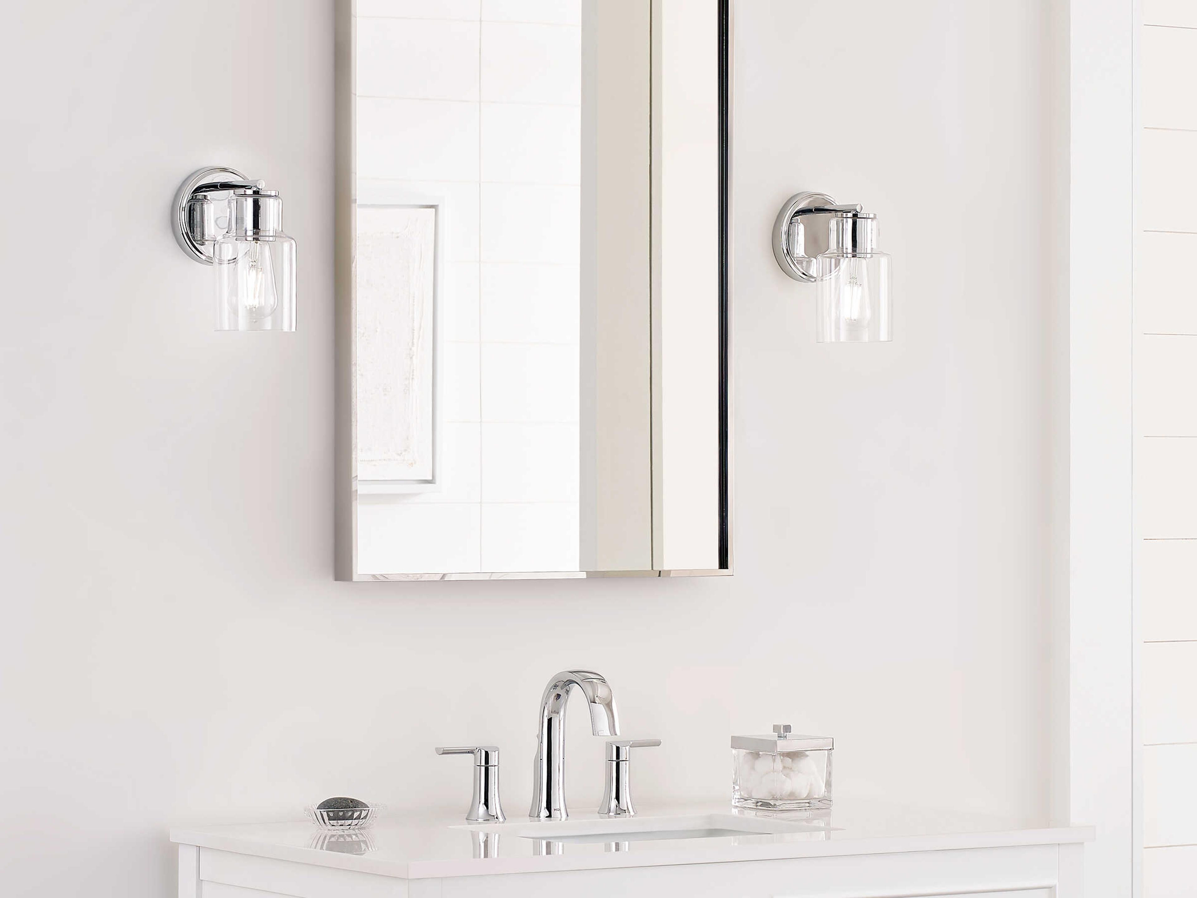 Visual Comfort Studio Sayward 1-Light Chrome Wall Sconce