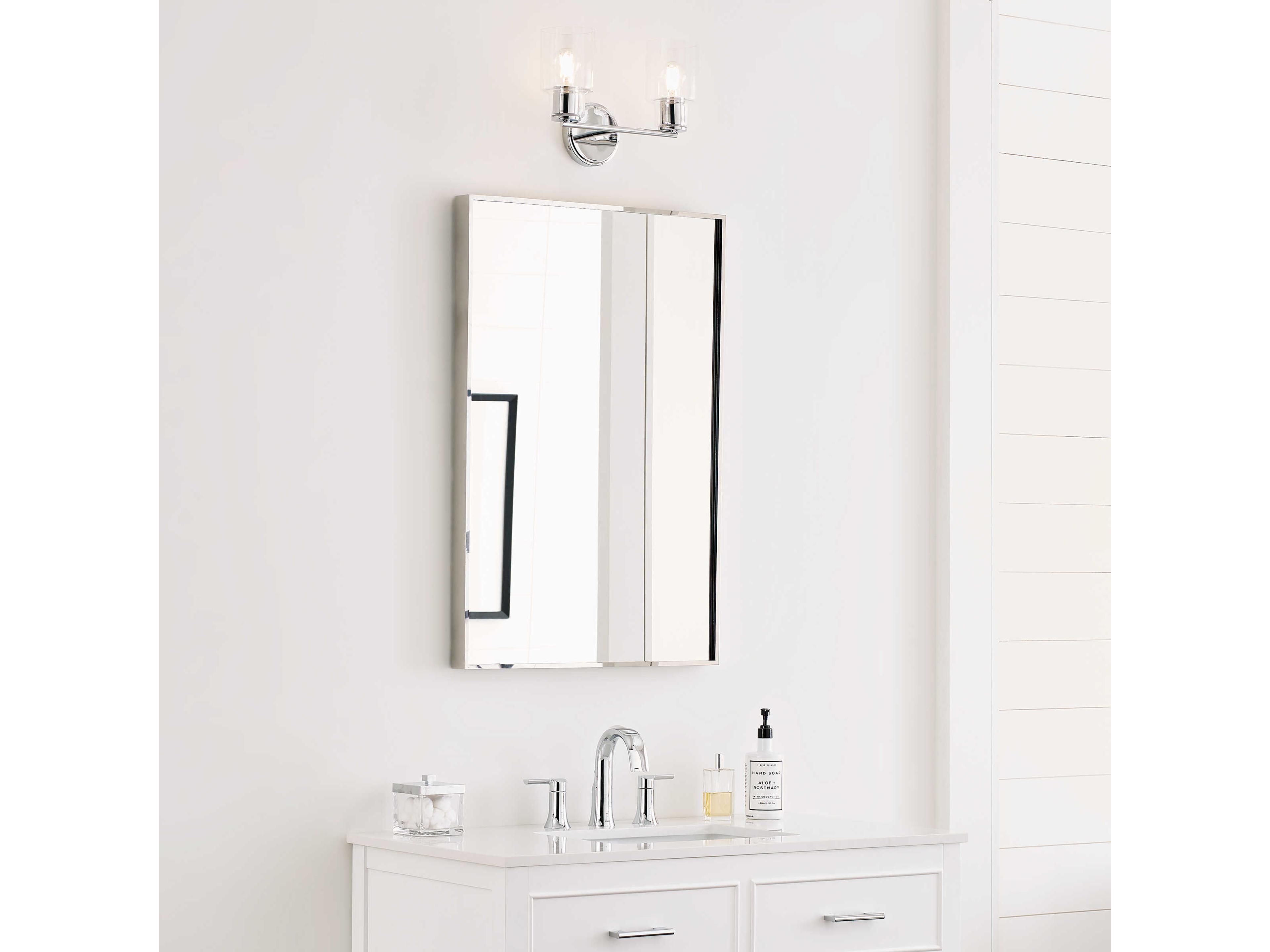 Visual Comfort Studio Sayward 2-Light Chrome Vanity Light