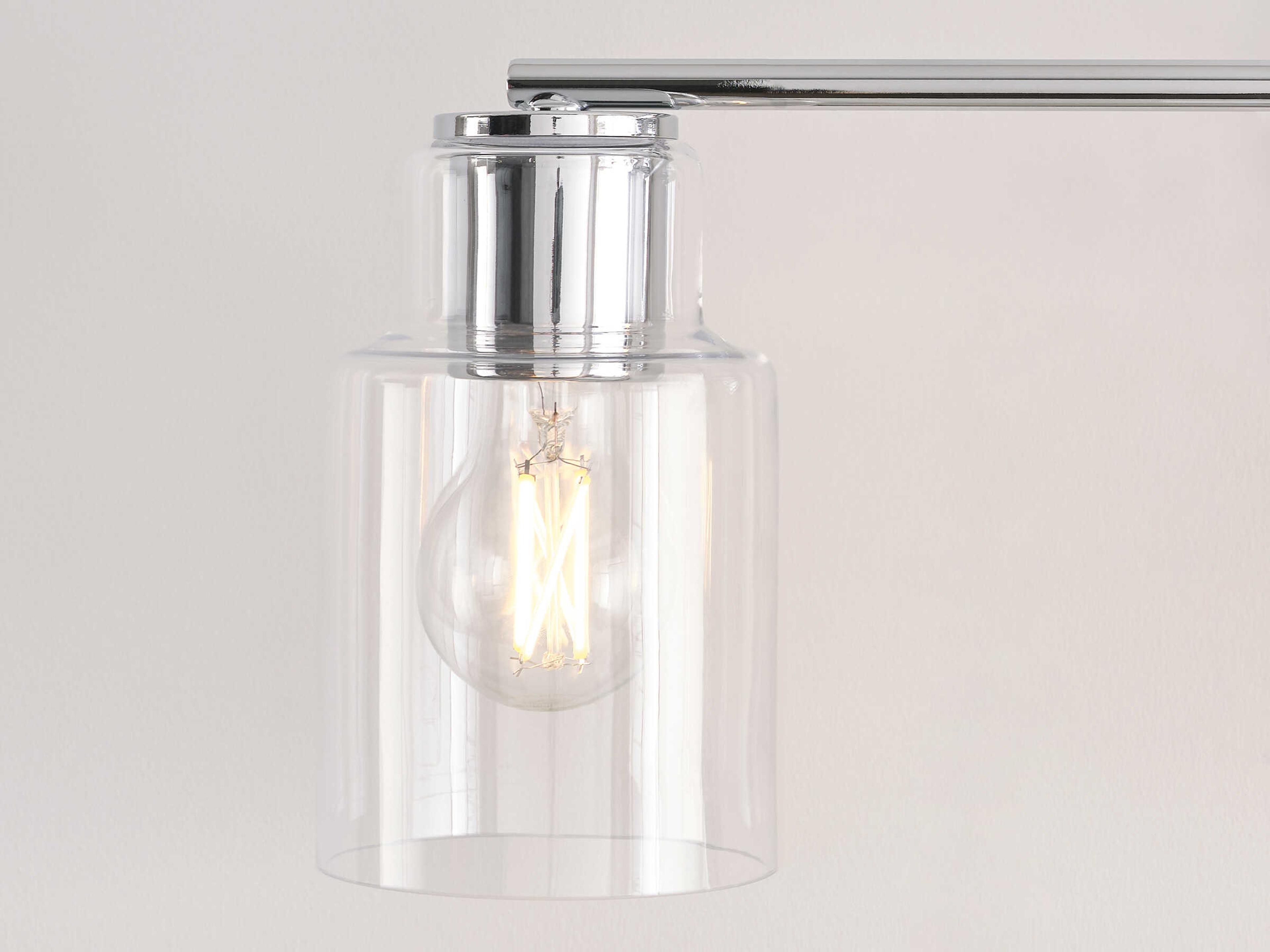 Visual Comfort Studio Sayward 3-Light Chrome Vanity Light