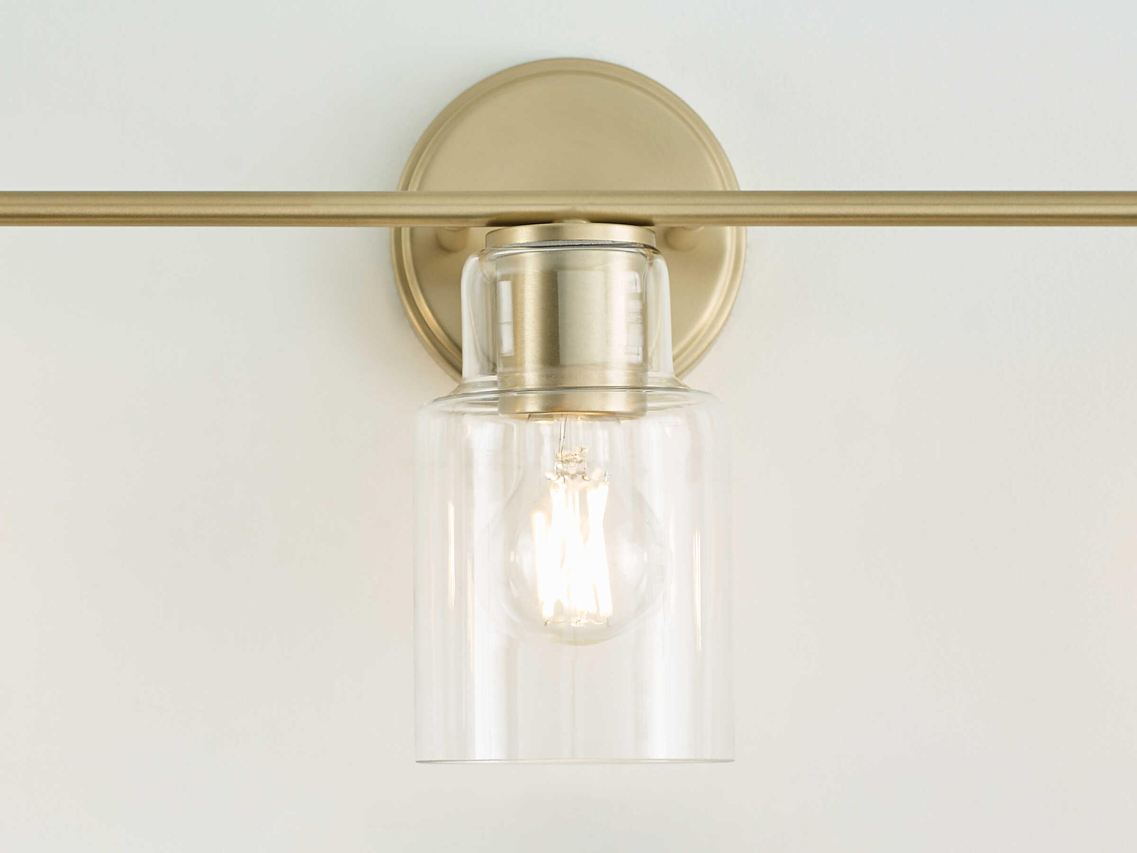 Visual Comfort Studio Sayward 3-Light Satin Brass Vanity Light