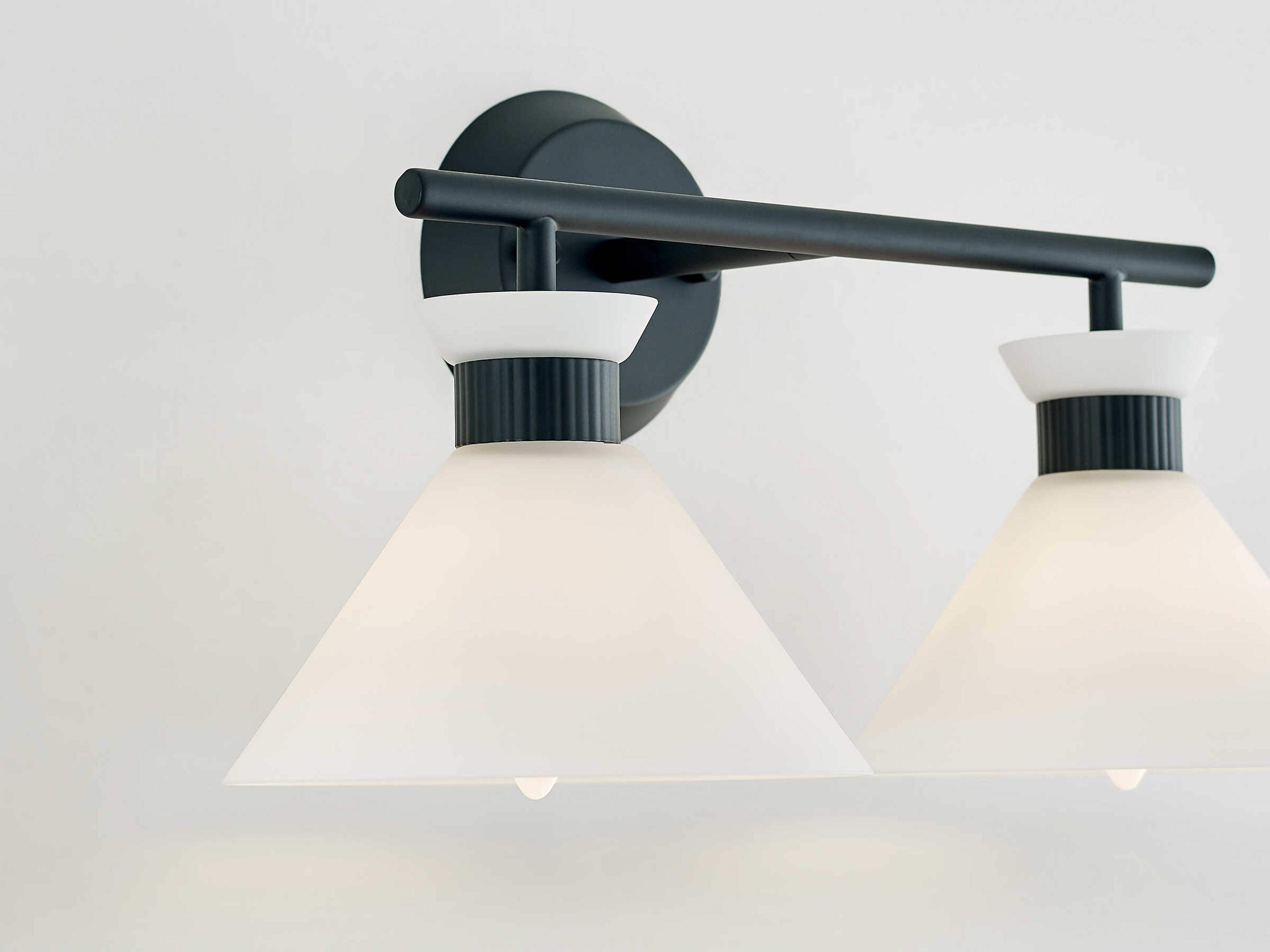 Visual Comfort Studio Belcarra 2-Light Midnight Black Vanity Light