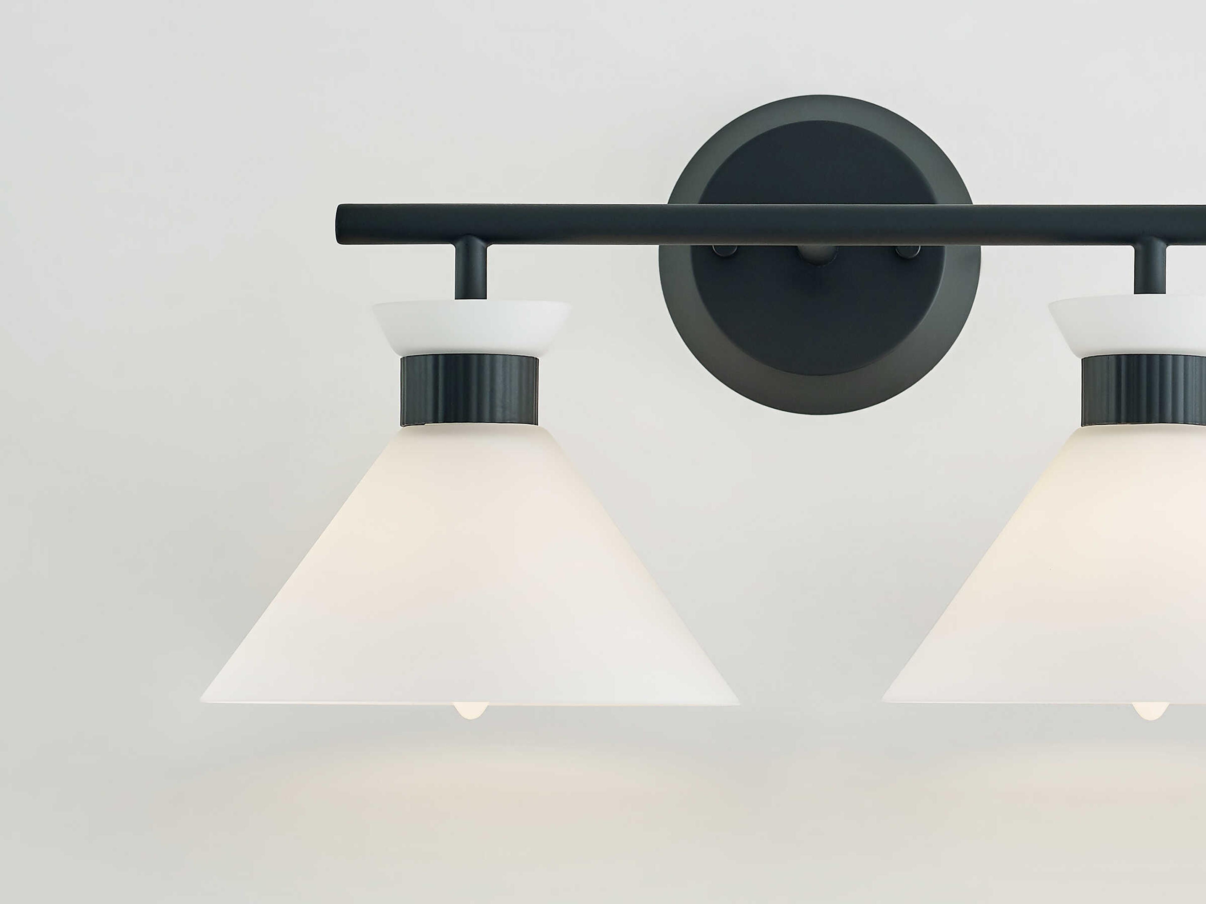 Visual Comfort Studio Belcarra 2-Light Midnight Black Vanity Light