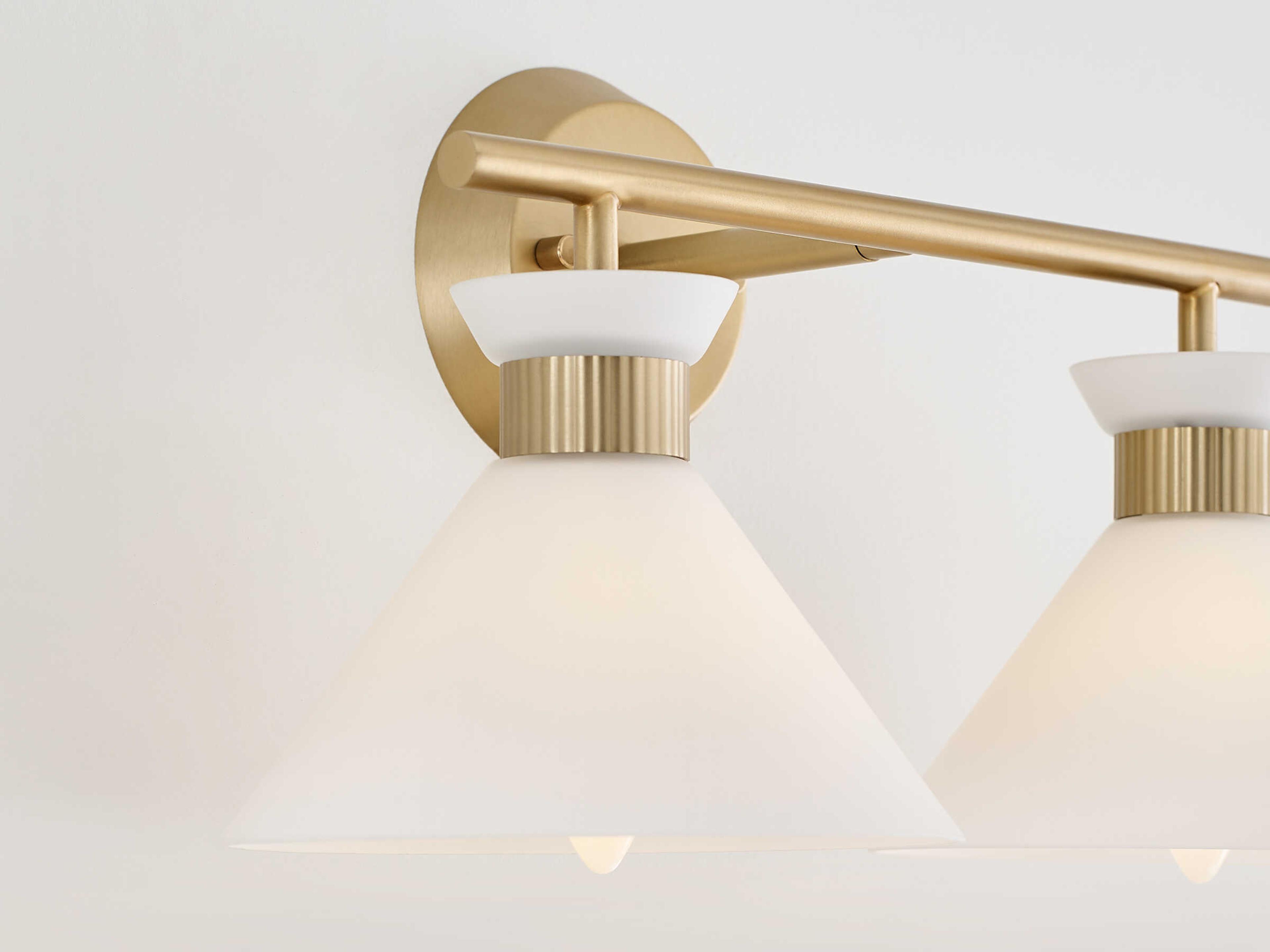 Visual Comfort Studio Belcarra 2-Light Satin Brass Vanity Light