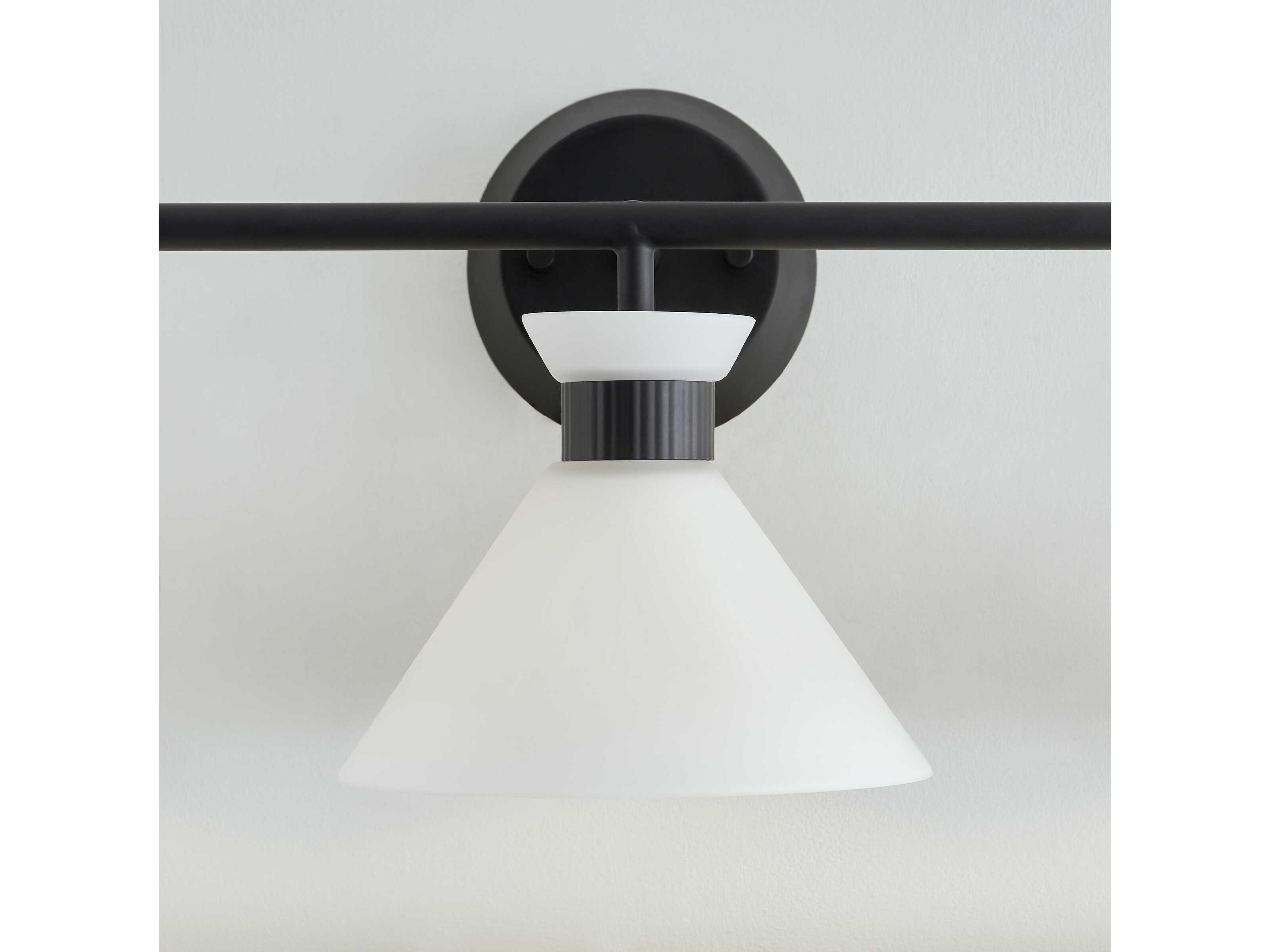 Visual Comfort Studio Belcarra 3-Light Midnight Black Vanity Light