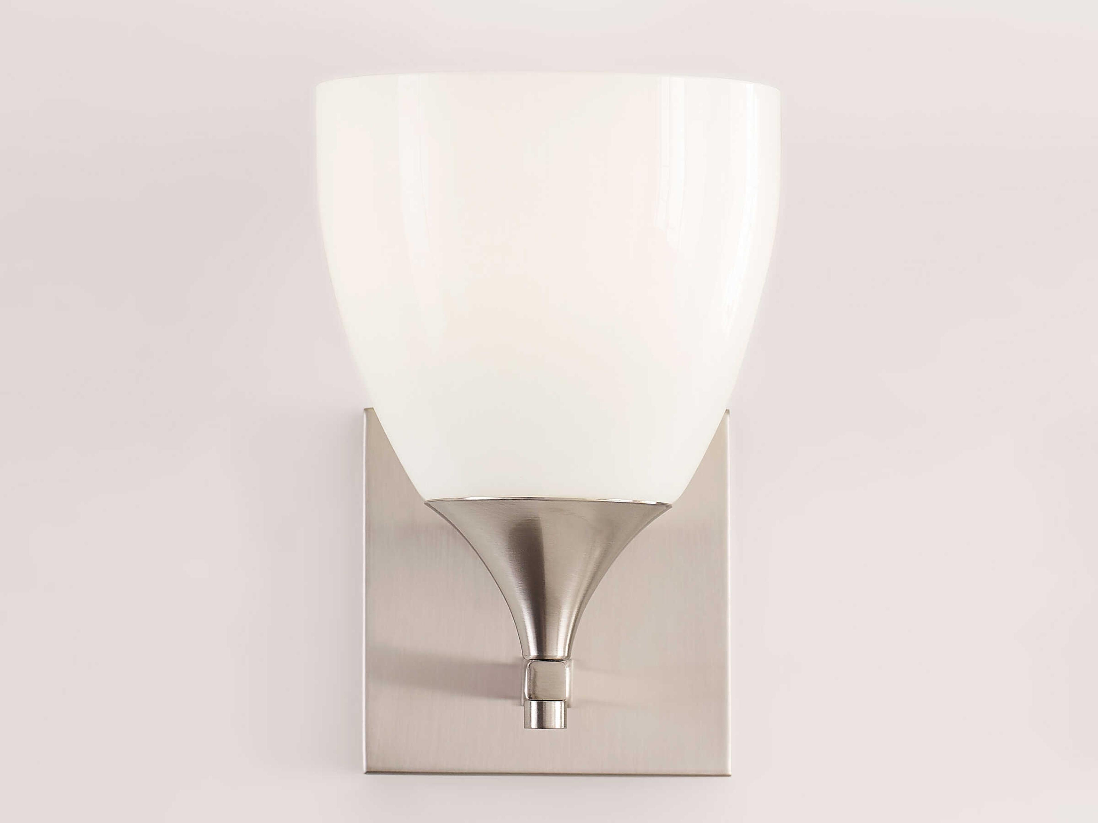 Visual Comfort Studio Toffino 1-Light Brushed Steel Wall Sconce