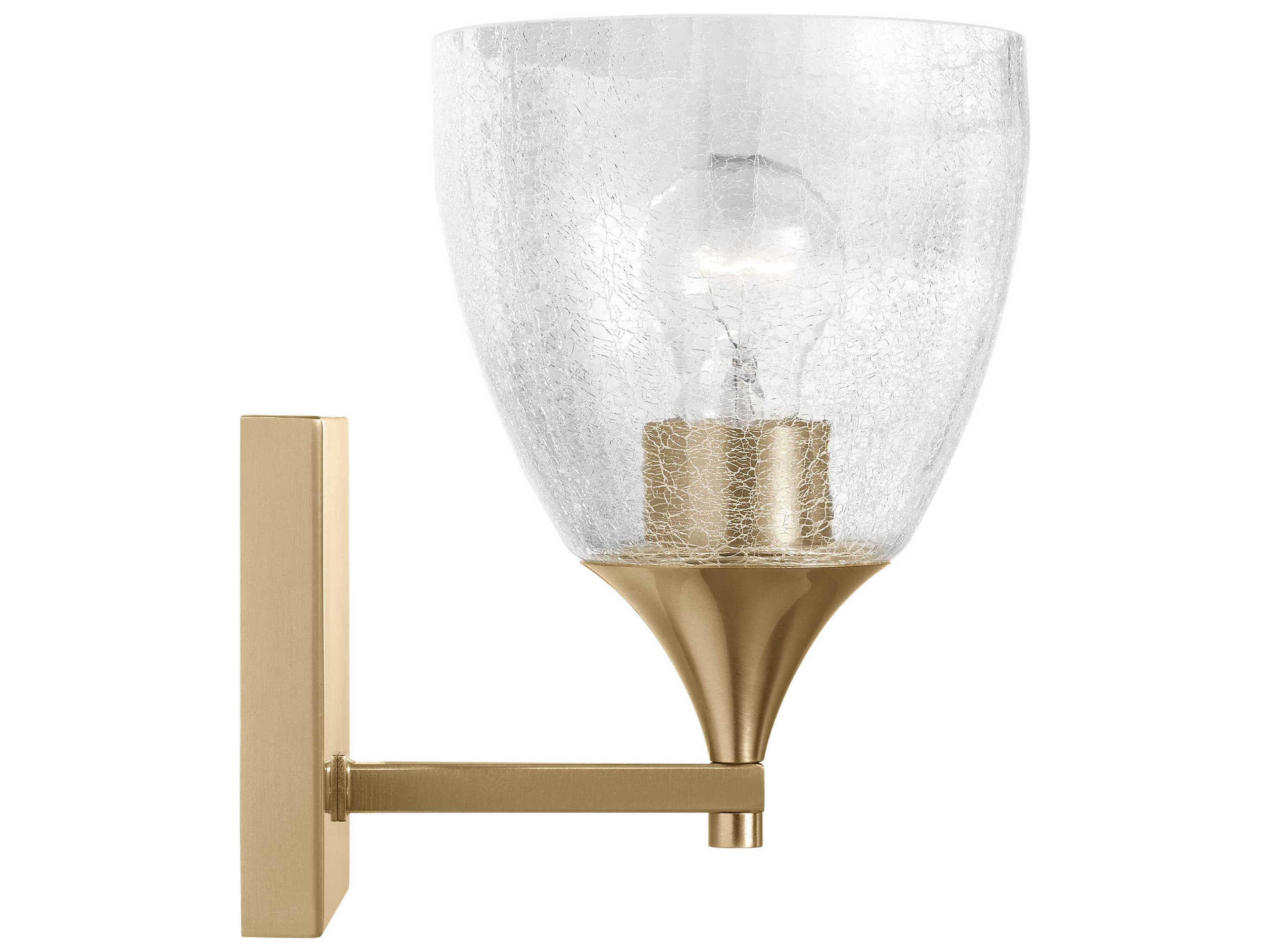Visual Comfort Studio Toffino 1-Light Satin Brass Wall Sconce